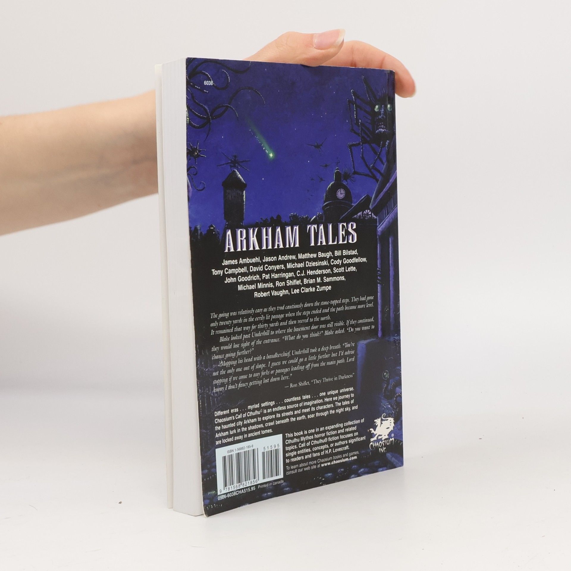 William Jones Call of Cthulhu Fiction: Arkham Tales