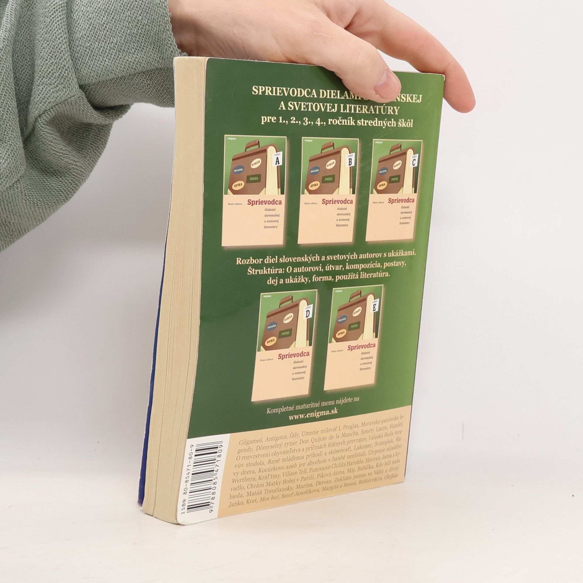 Milada Caltíková Sprievodca dielami slovenskej a svetovej literatúry (výber A)