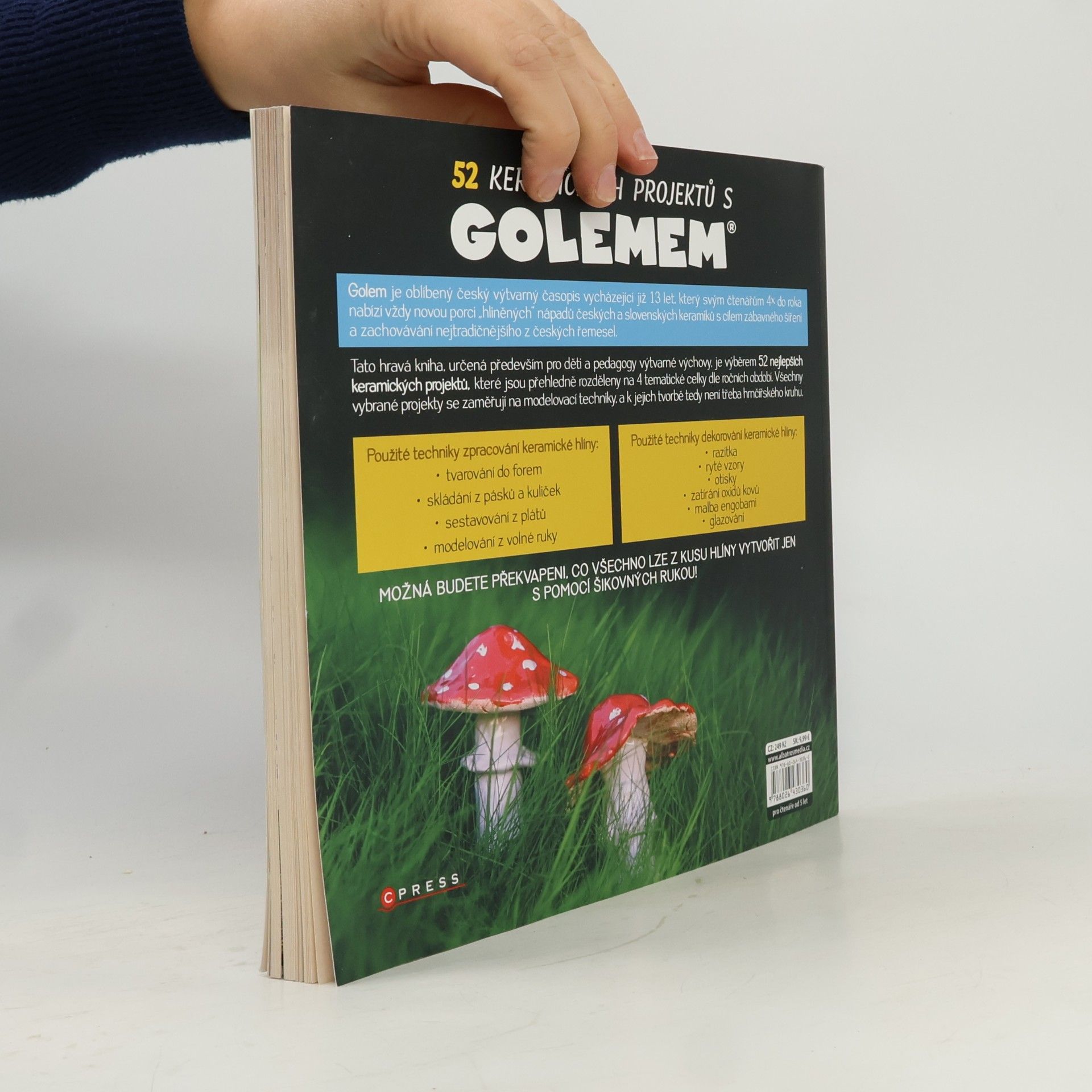 Redakce časopisu Golem 52 keramických projektů s Golemem pro děti