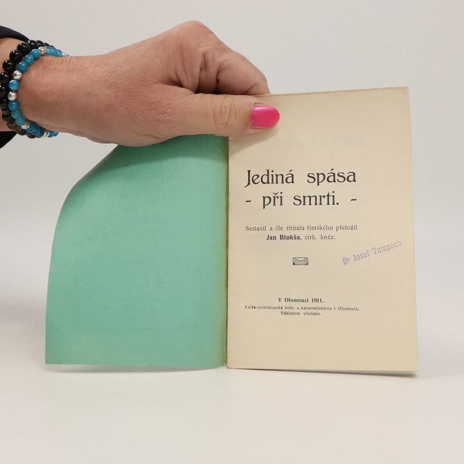 Jan Blokša Jediná spása při smrti