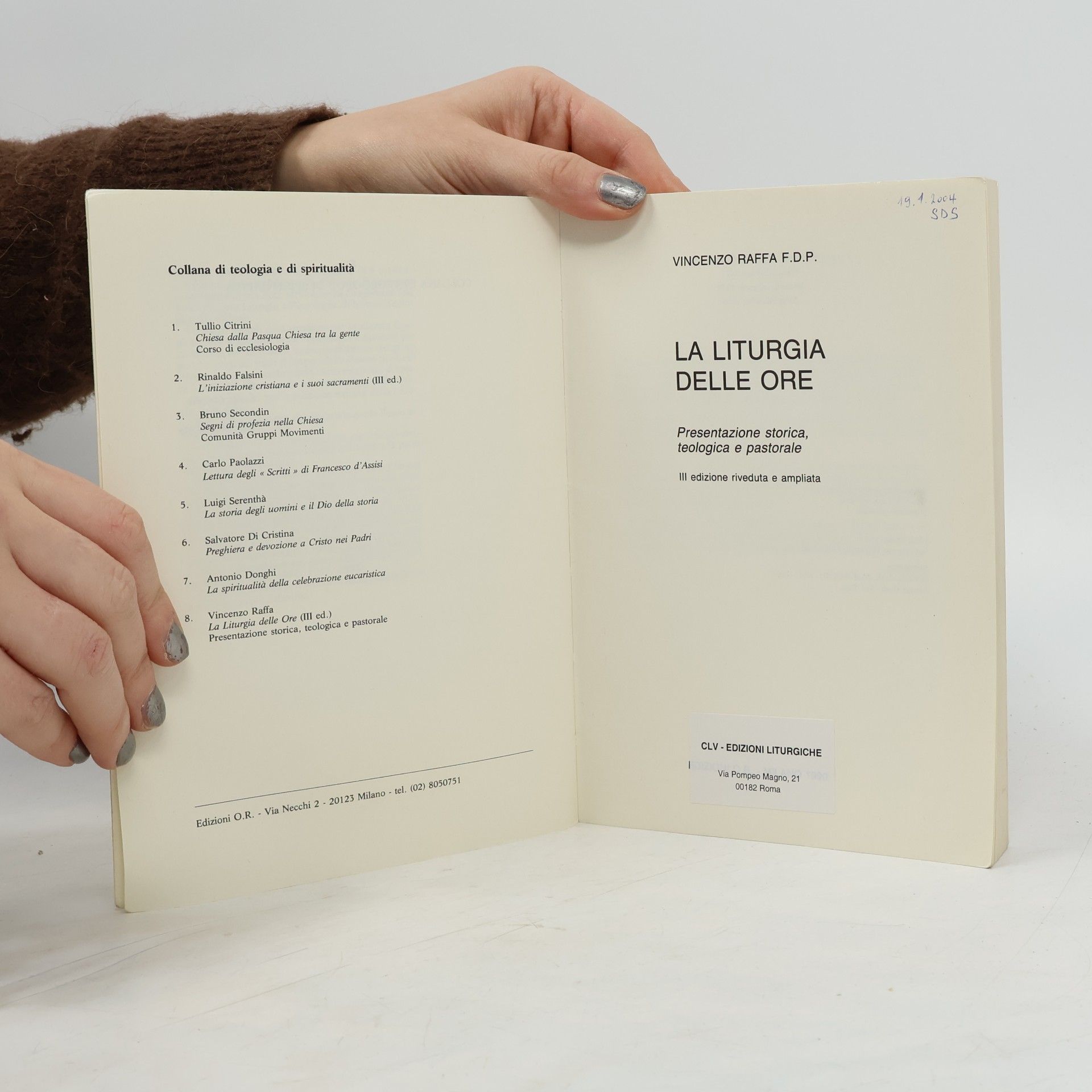 Vincenzo Raffa La Liturgia delle Ore