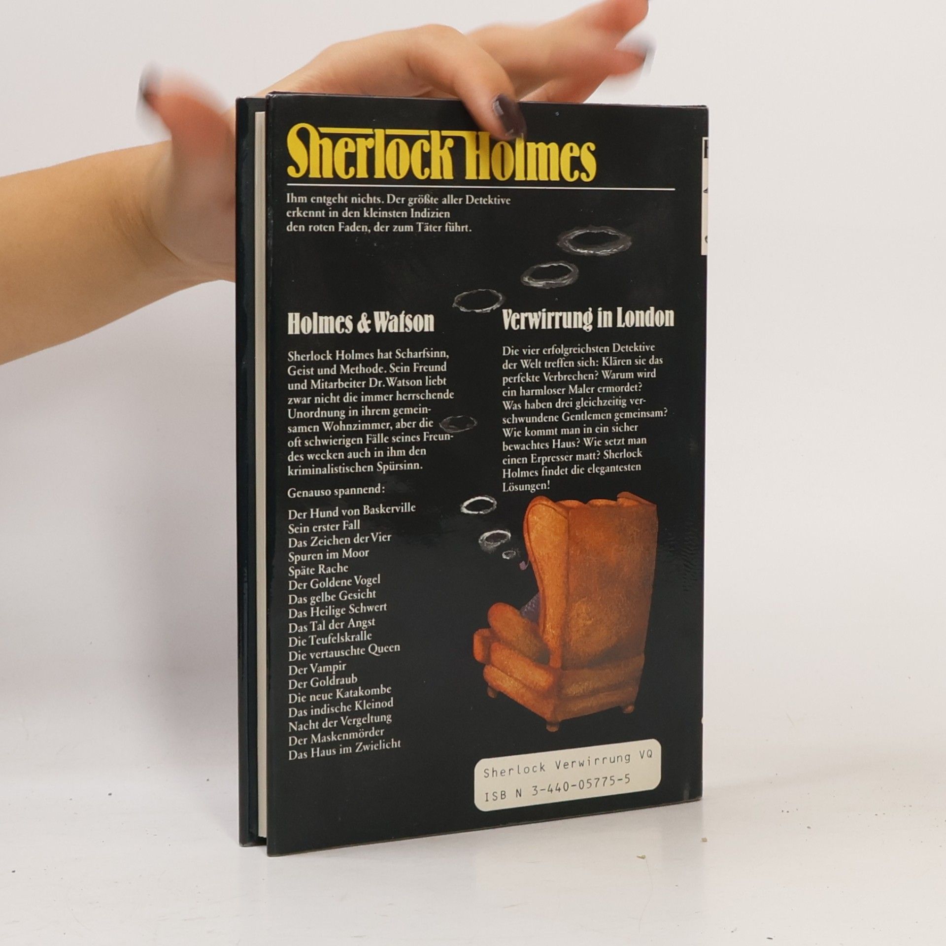 Frank Thomas Sherlock Holmes, Verwirrung in London
