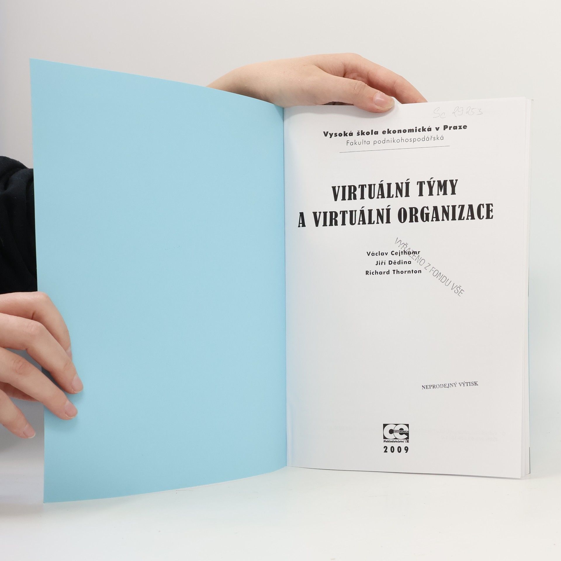 Václav Cejthamr Virtuální týmy a virtuální organizace