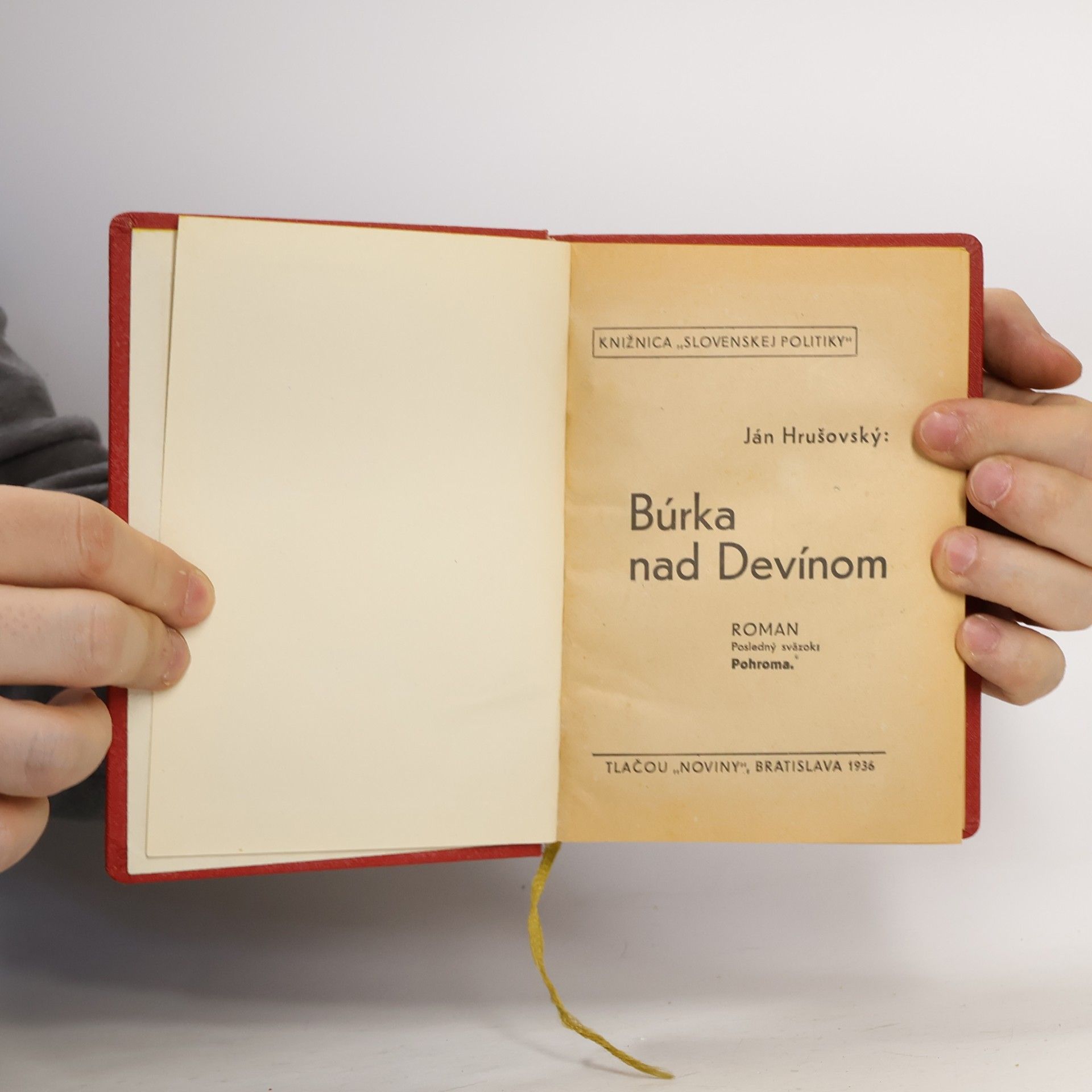Ján Hrušovský Búrka nad Devínom III.