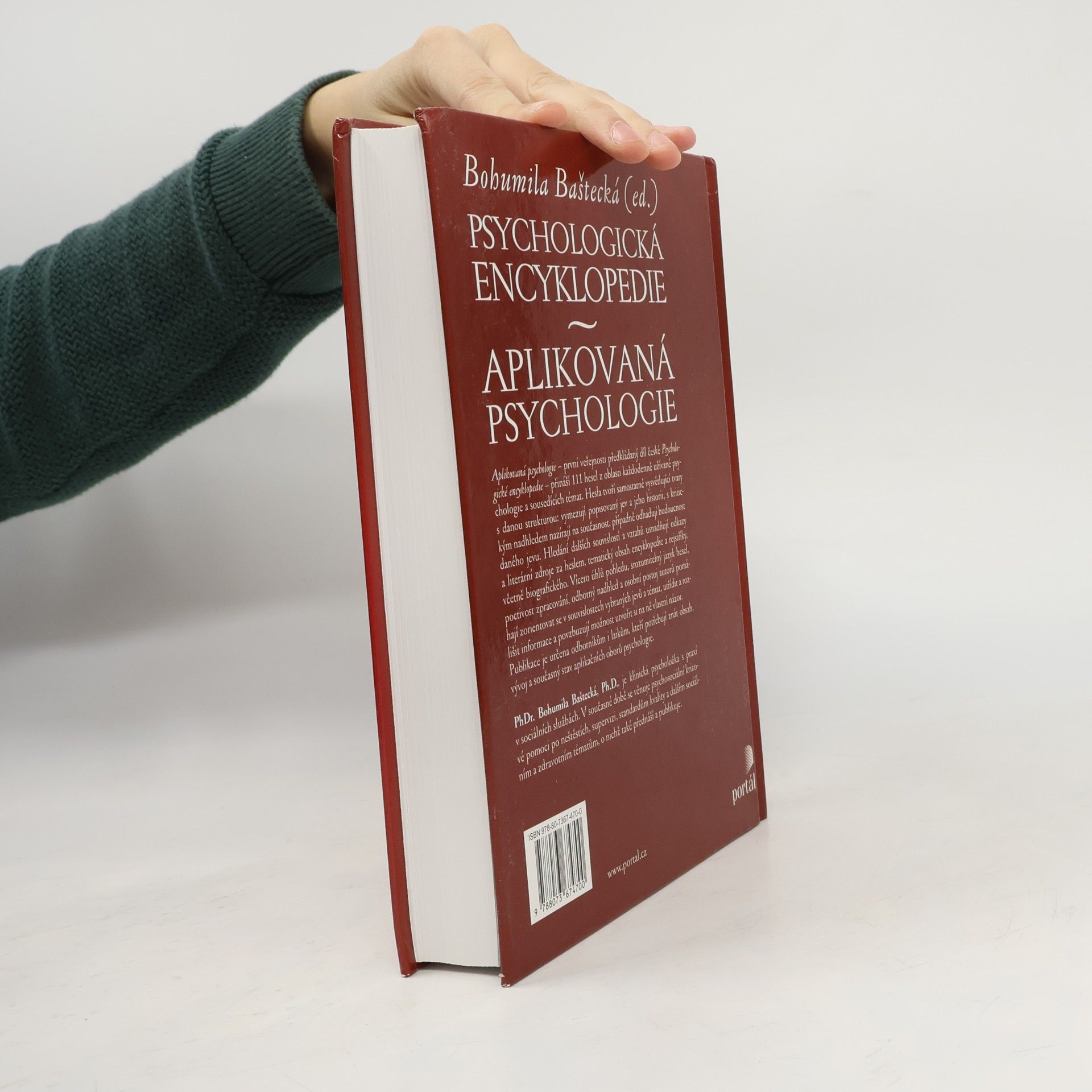 Bohumila Baštecká Psychologická encyklopedie. Aplikovaná psychologie