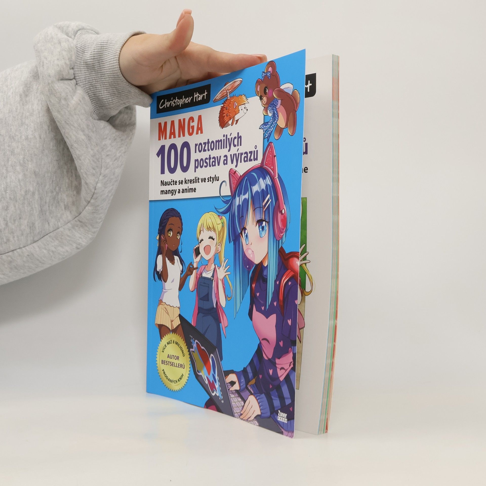 MANGA – 100 roztomilých postav a výrazů