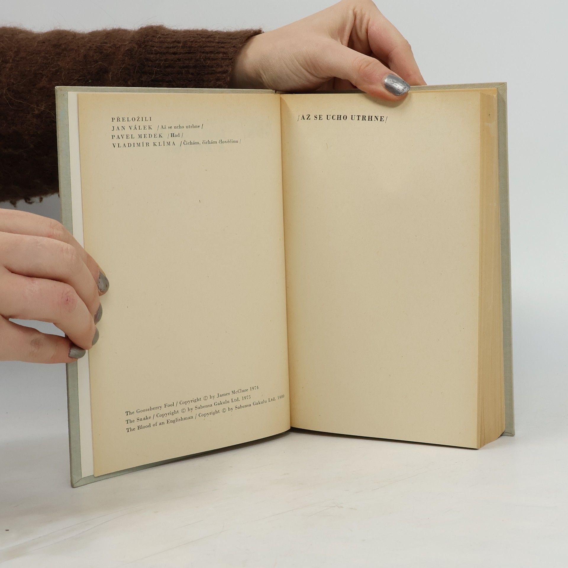 James McClure 3 × J. McClure i Kramer a Zondi