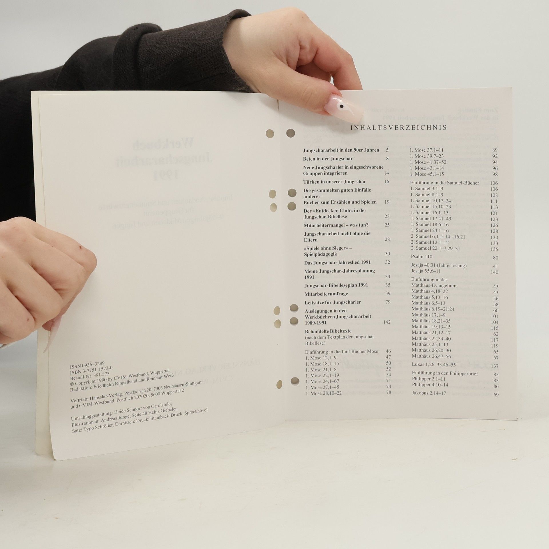 Heinz Giebeler Werkbuch Jungschararbeit 1991