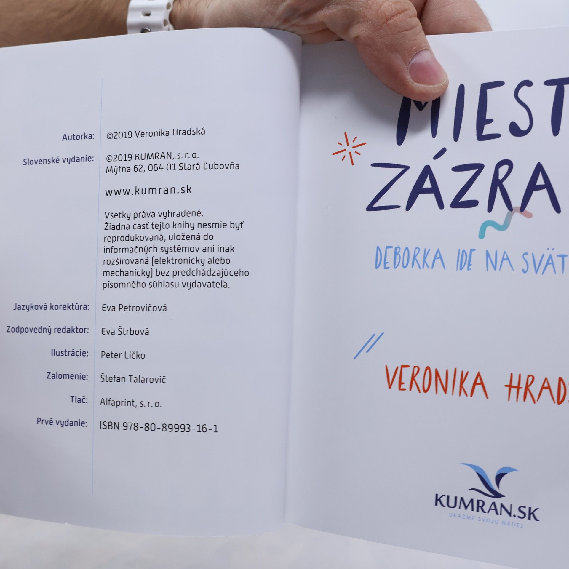 Veronika Hradská Miesta Zázrakov