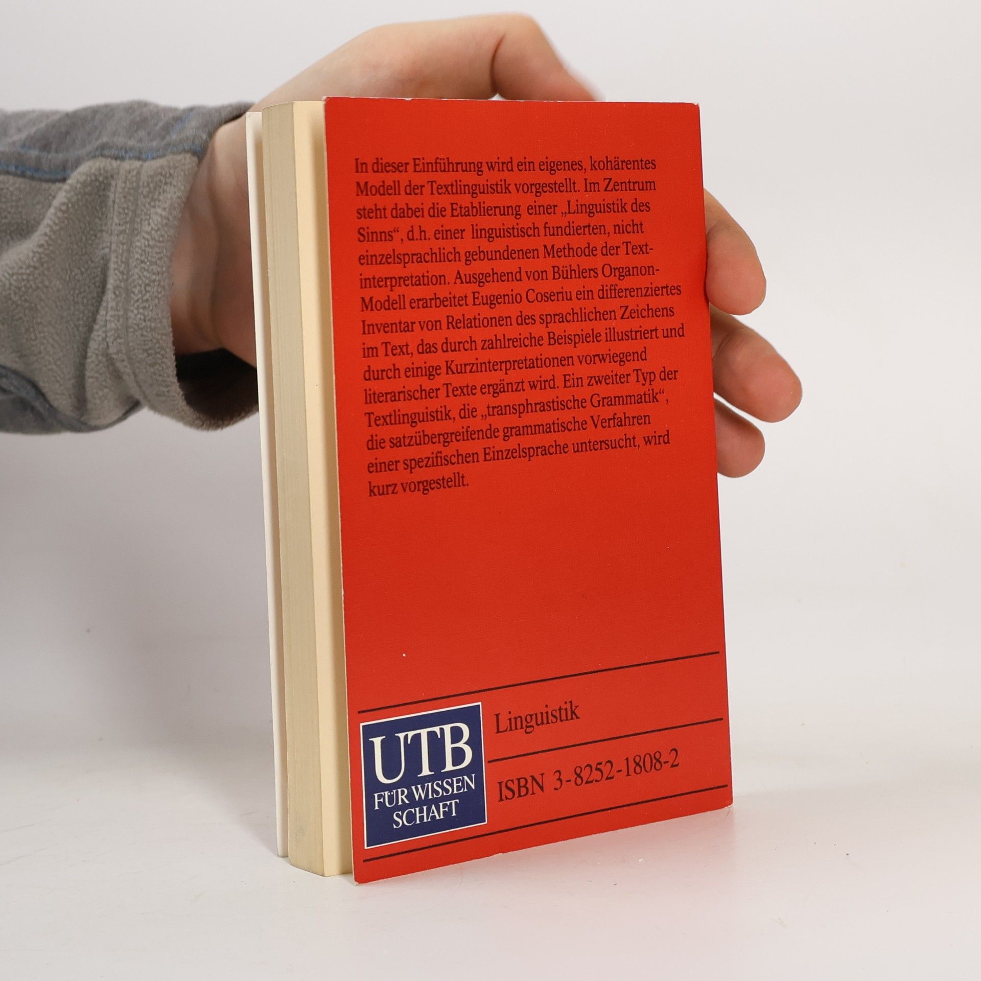 Eugenio Coseriu UTB - 1808: Textlinguistik