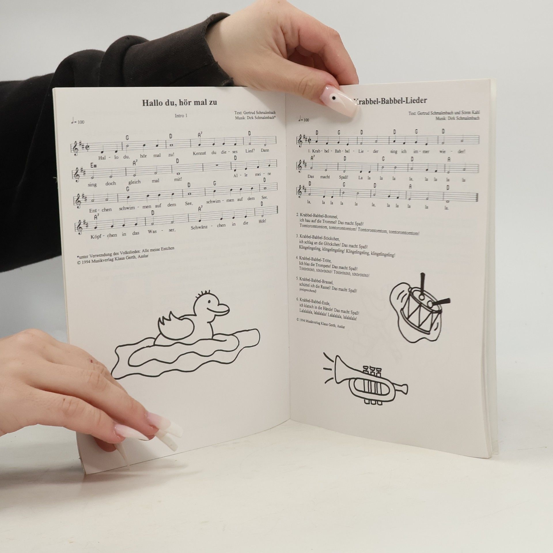 Gertrud Schmalenbach Krabbel-Babbel-Lieder