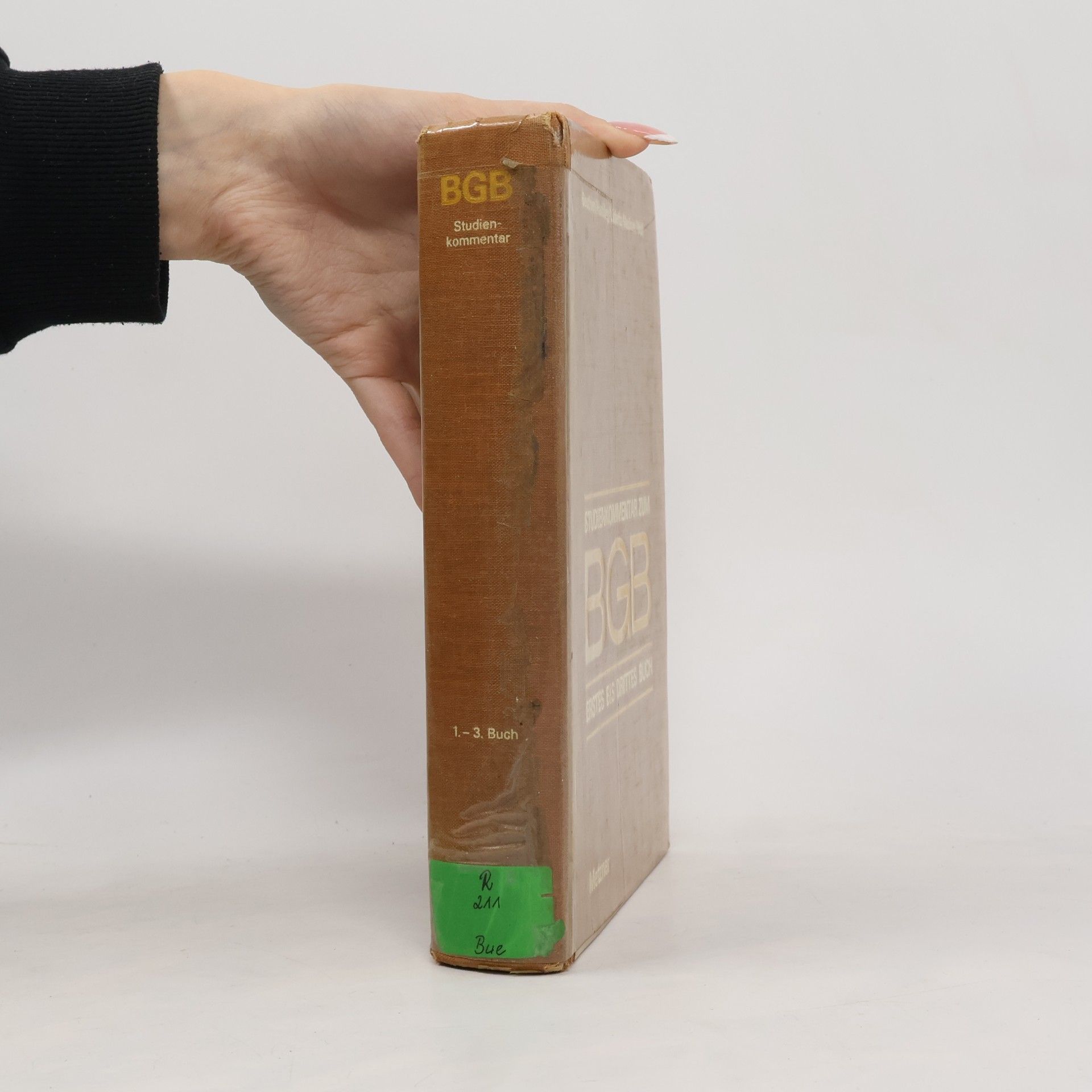 Volker Beuthien Studienkommentar zum BGB 1.-3. Buch ([section symbols] 1-1296)