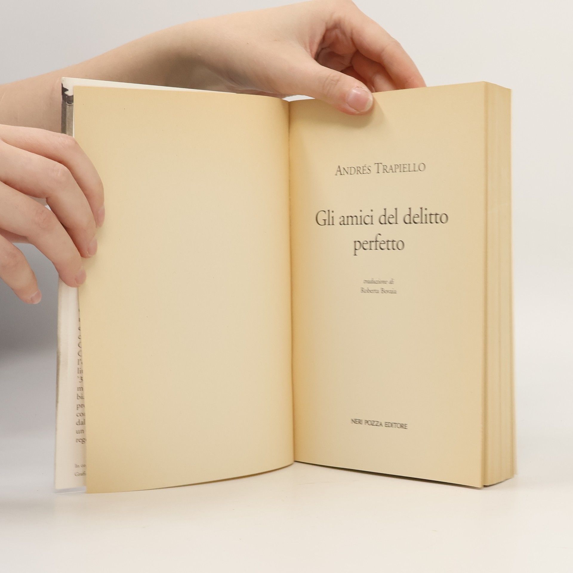 Andrés Trapiello Gli amici del delitto perfetto