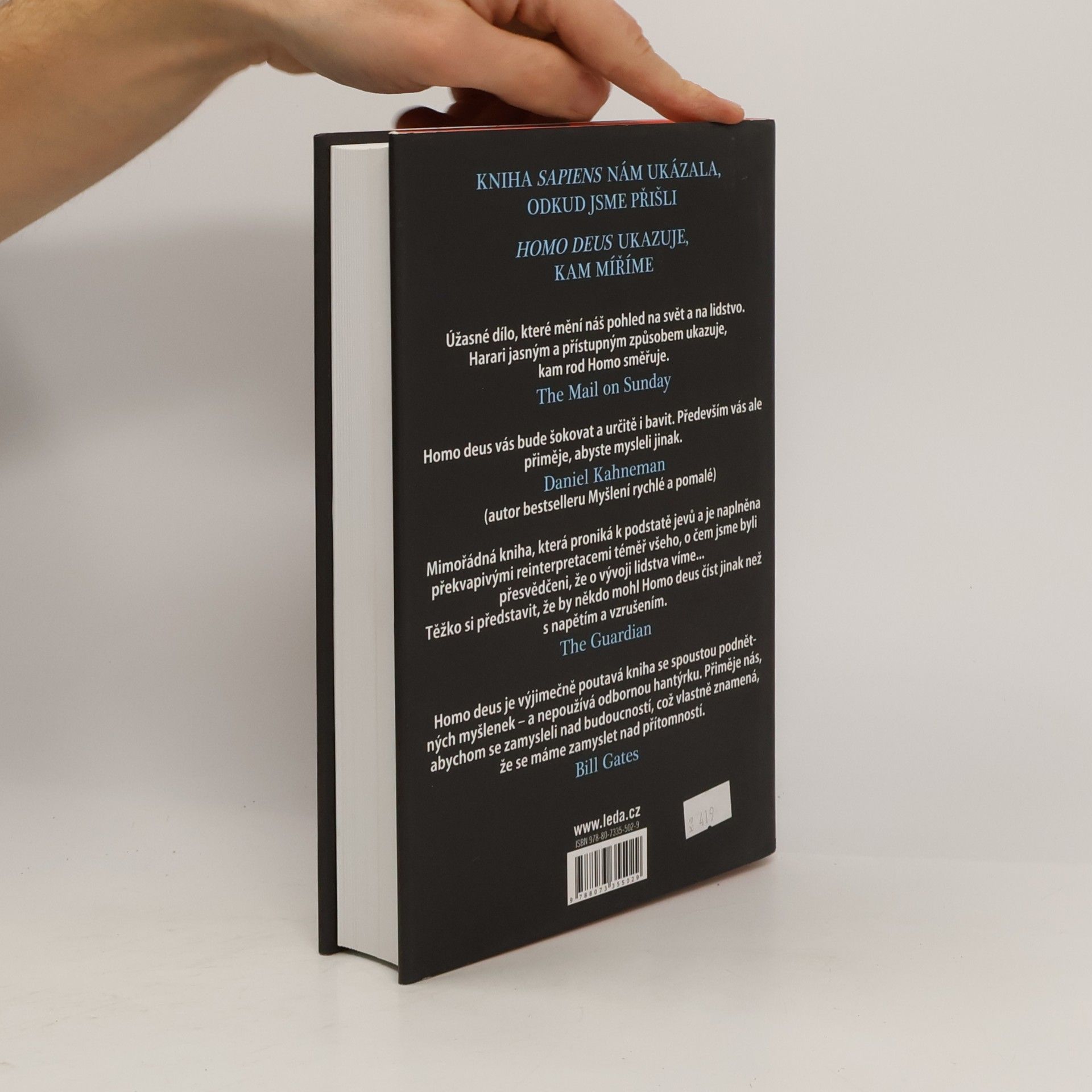 Yuval Noah Harari Homo deus. Stručné dějiny zítřka