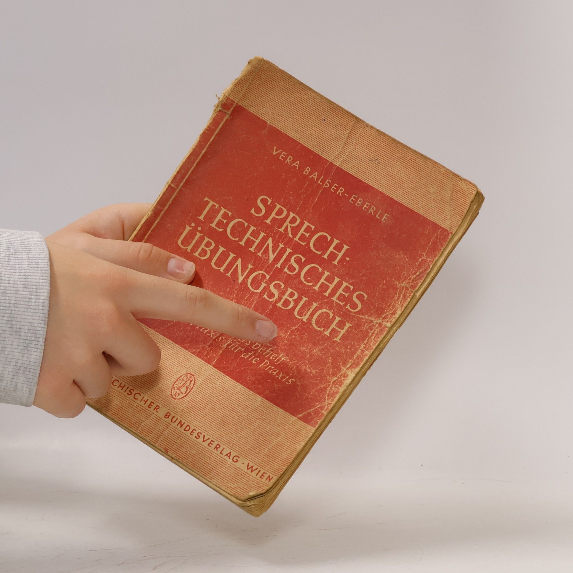 Vera Balser Eberle Sprechtechnisches Übungsbuch