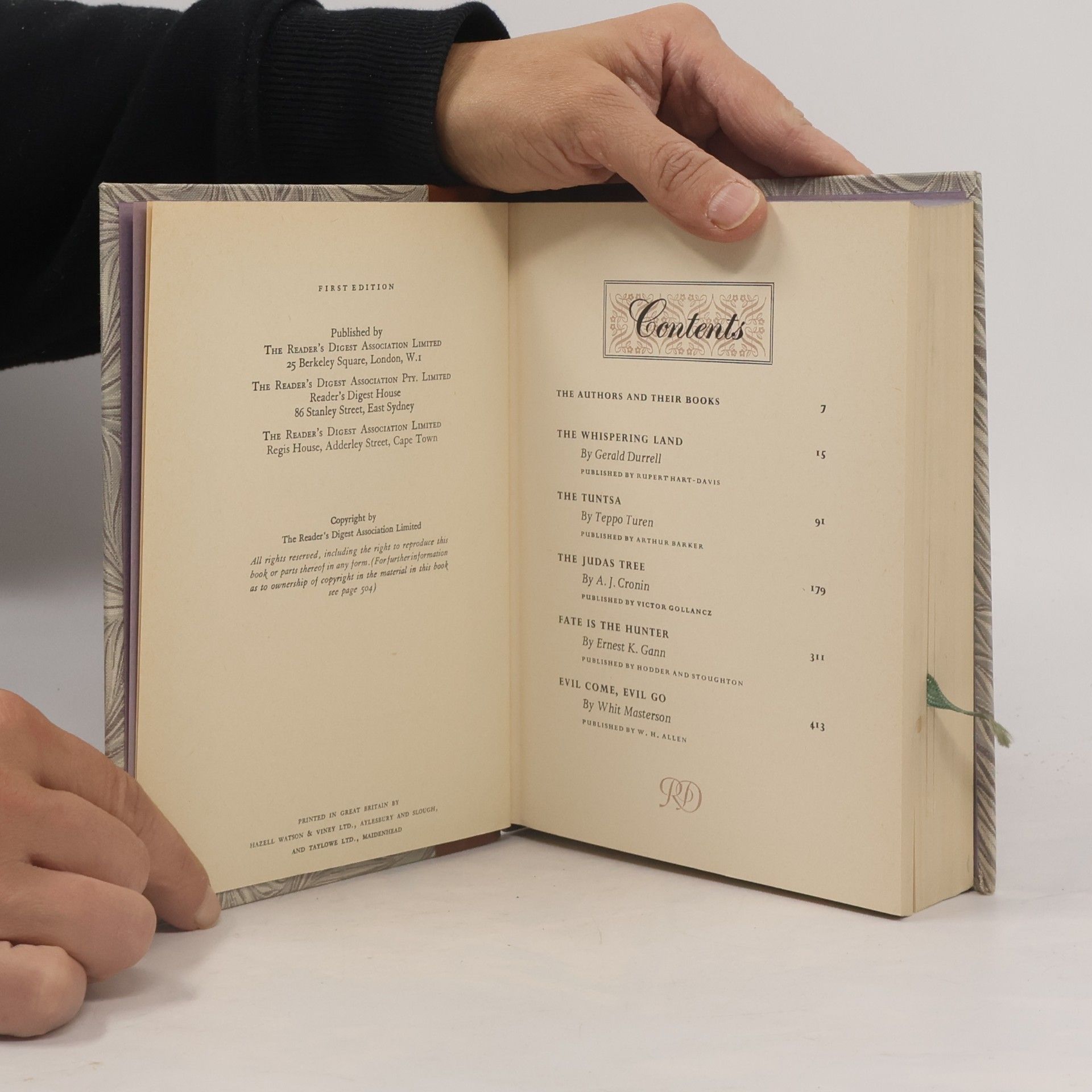 Archibald Joseph Cronin Reader's Digest Condensed Books