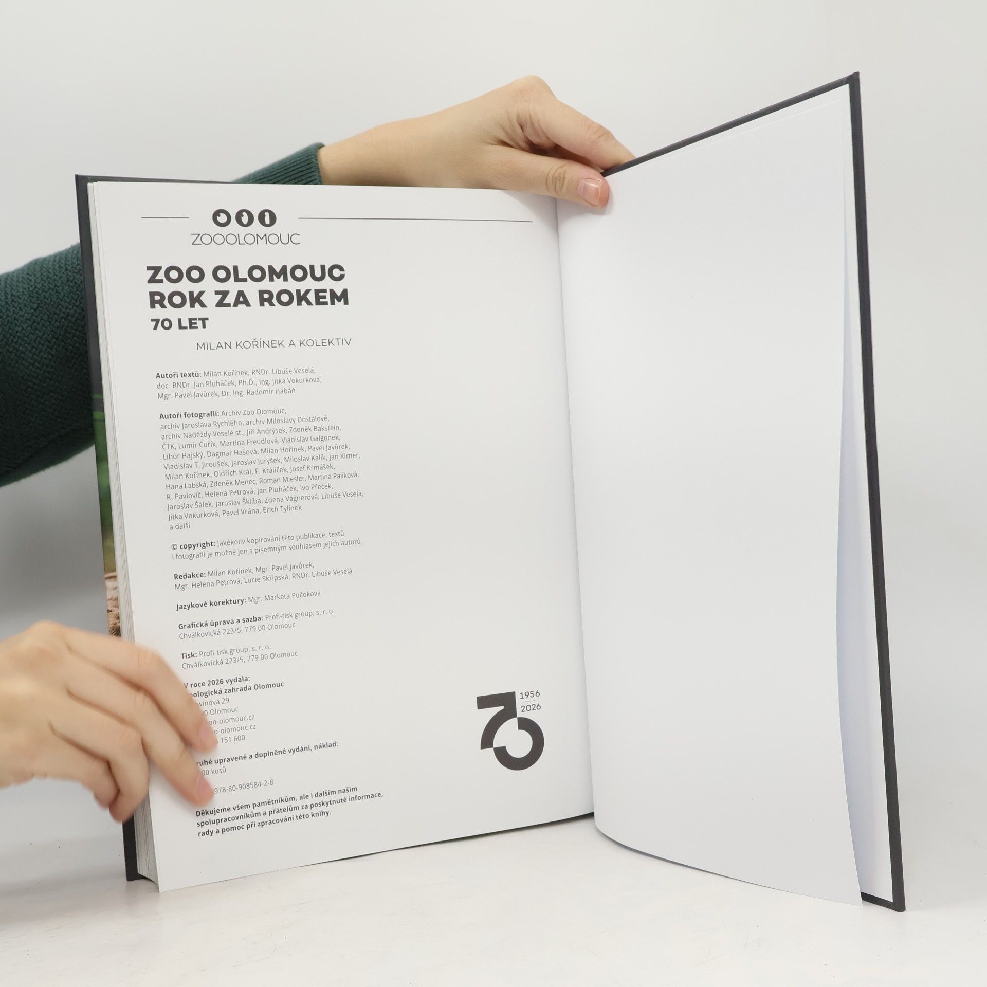 Milan Kořínek ZOO Olomouc Rok za Rokem 70 let