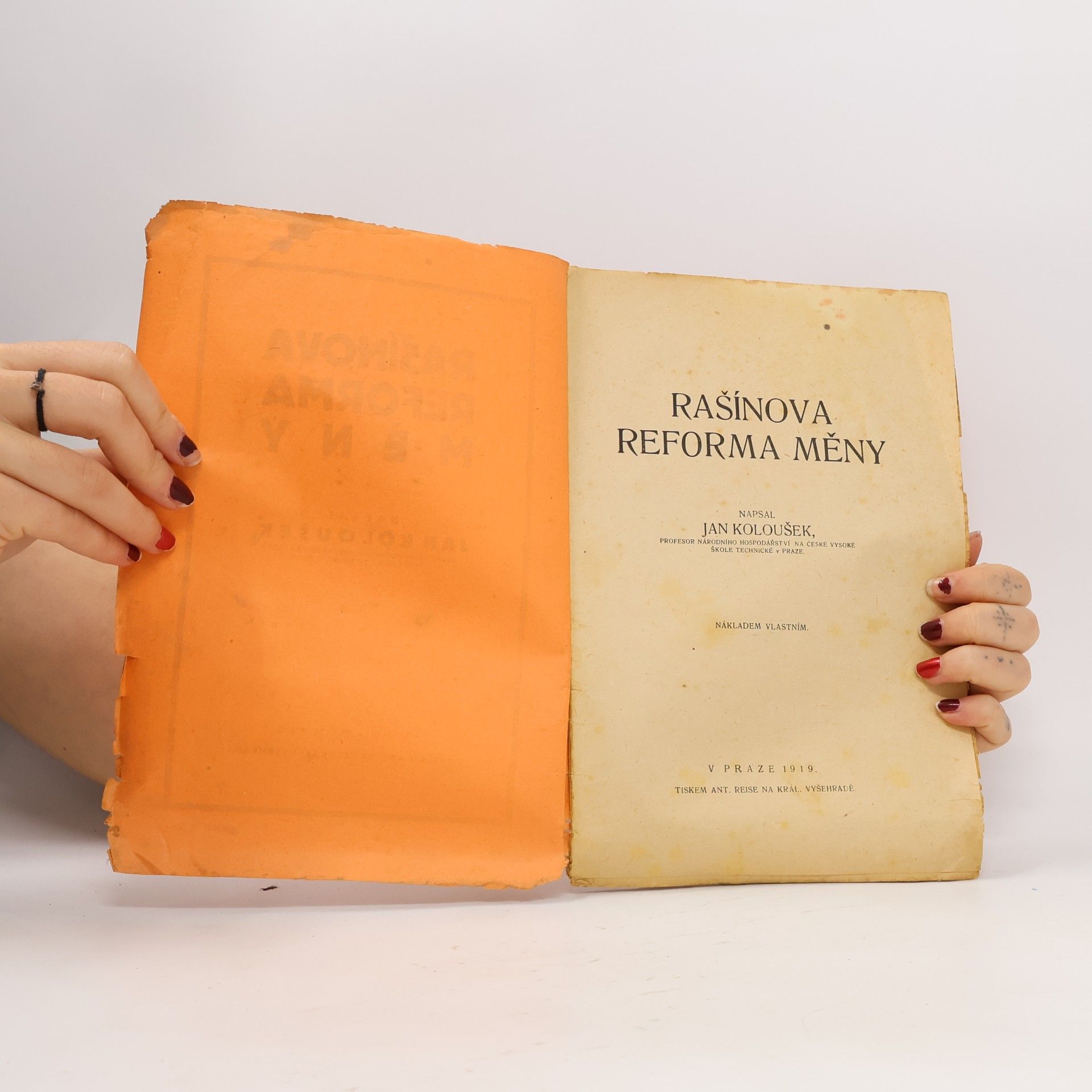 Jan Koloušek Rašínova reforma měny