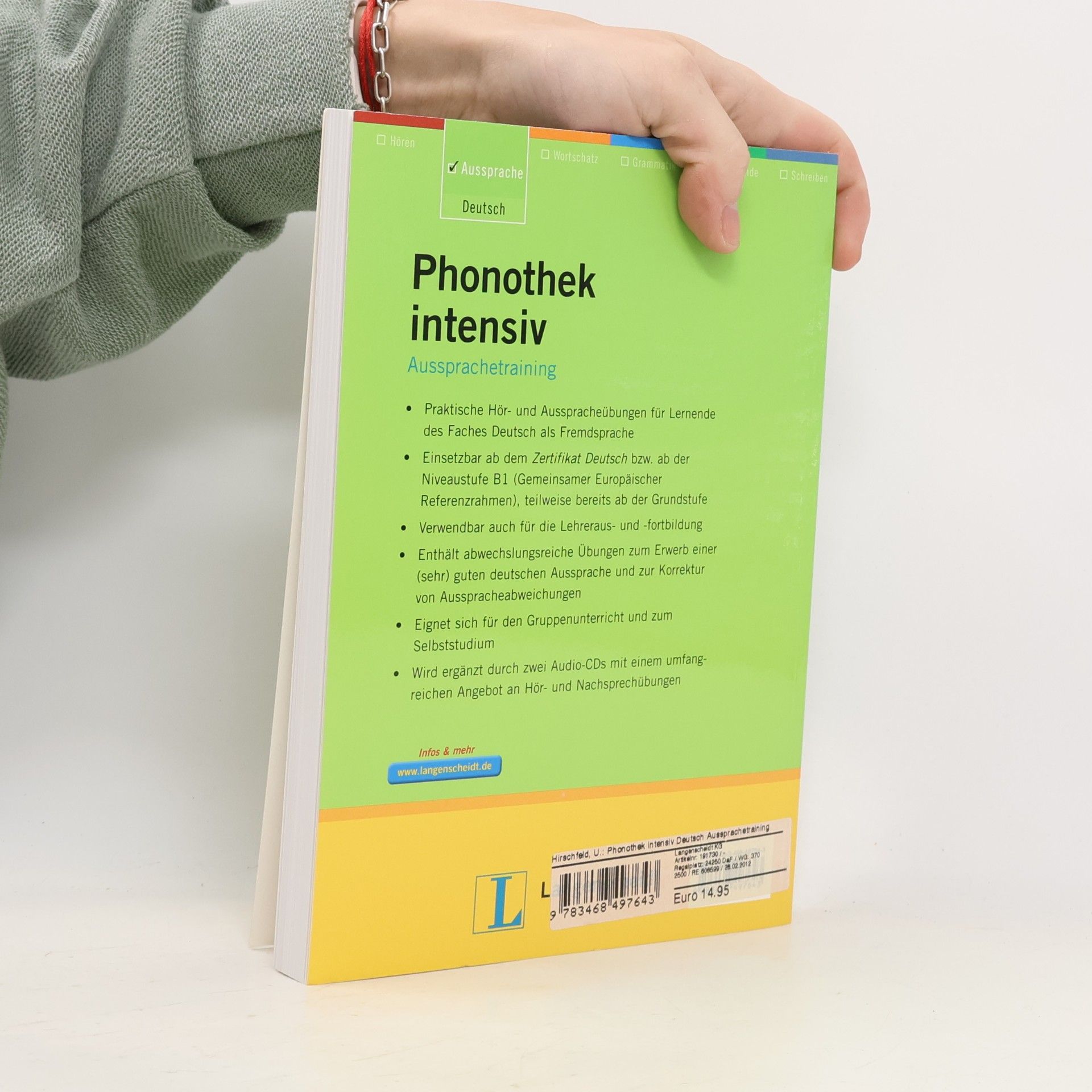 Ursula Hirschfeld Phonothek intensiv : Aussprachetraining