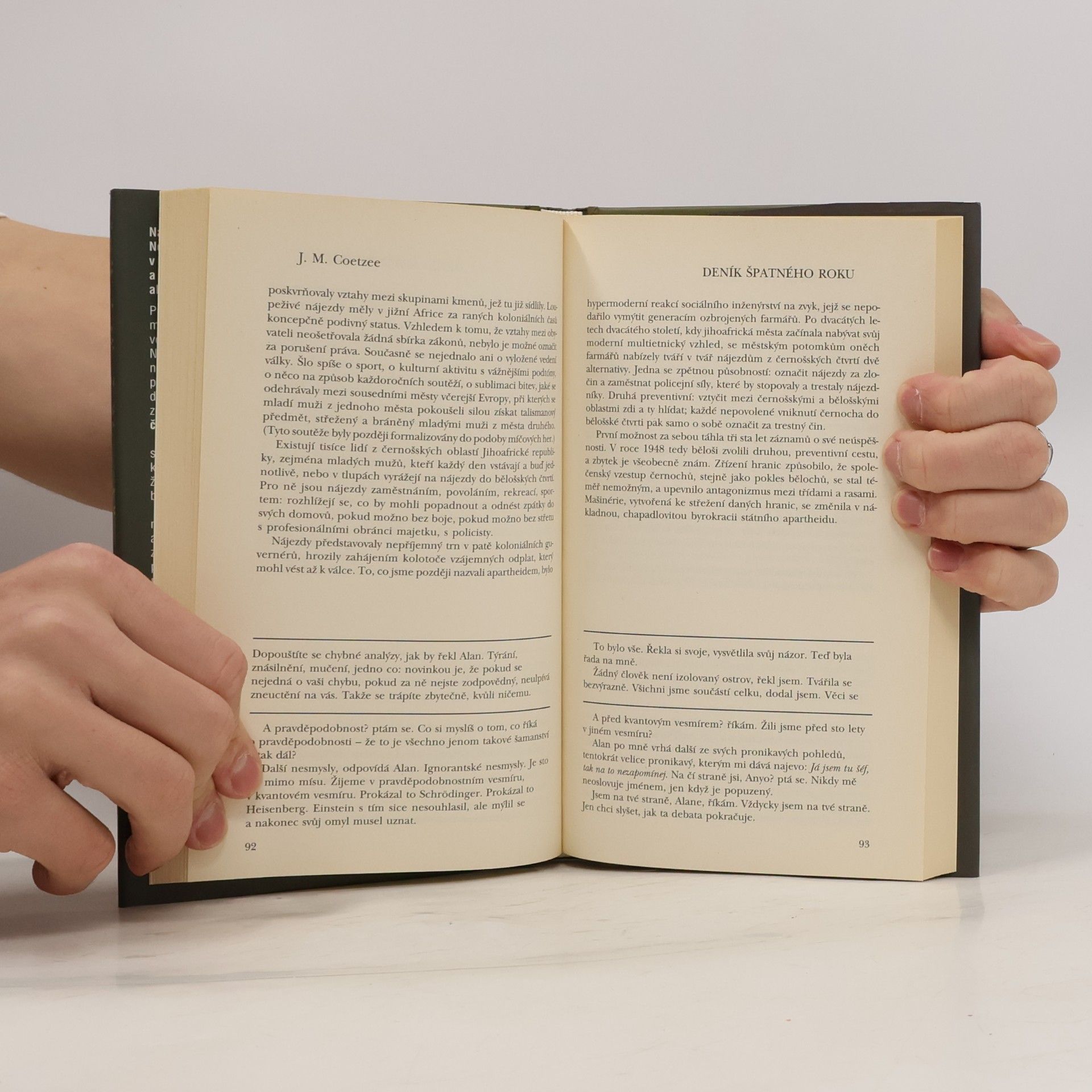 J. M. Coetzee Deník špatného roku