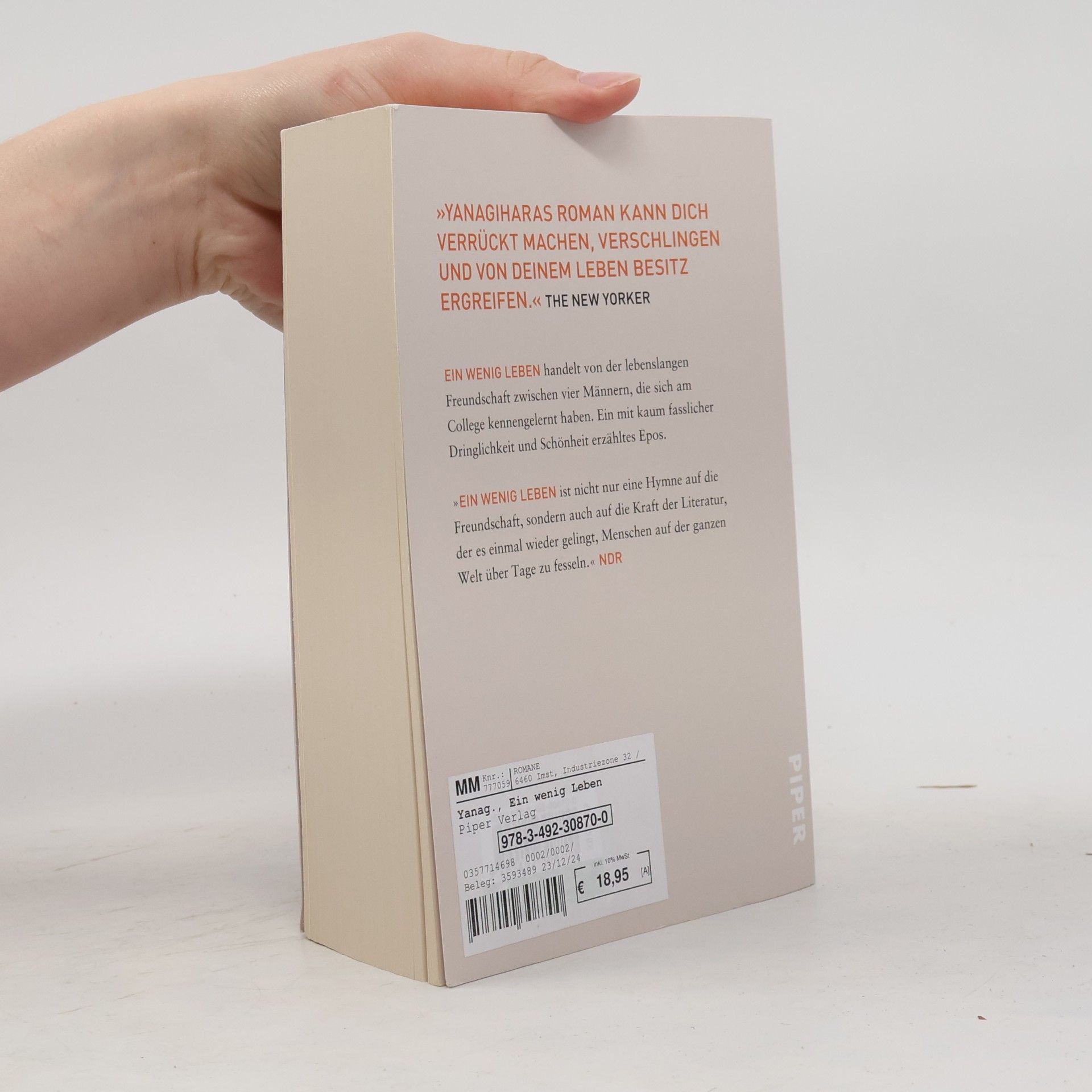 Hanya Yanagihara Ein wenig Leben
