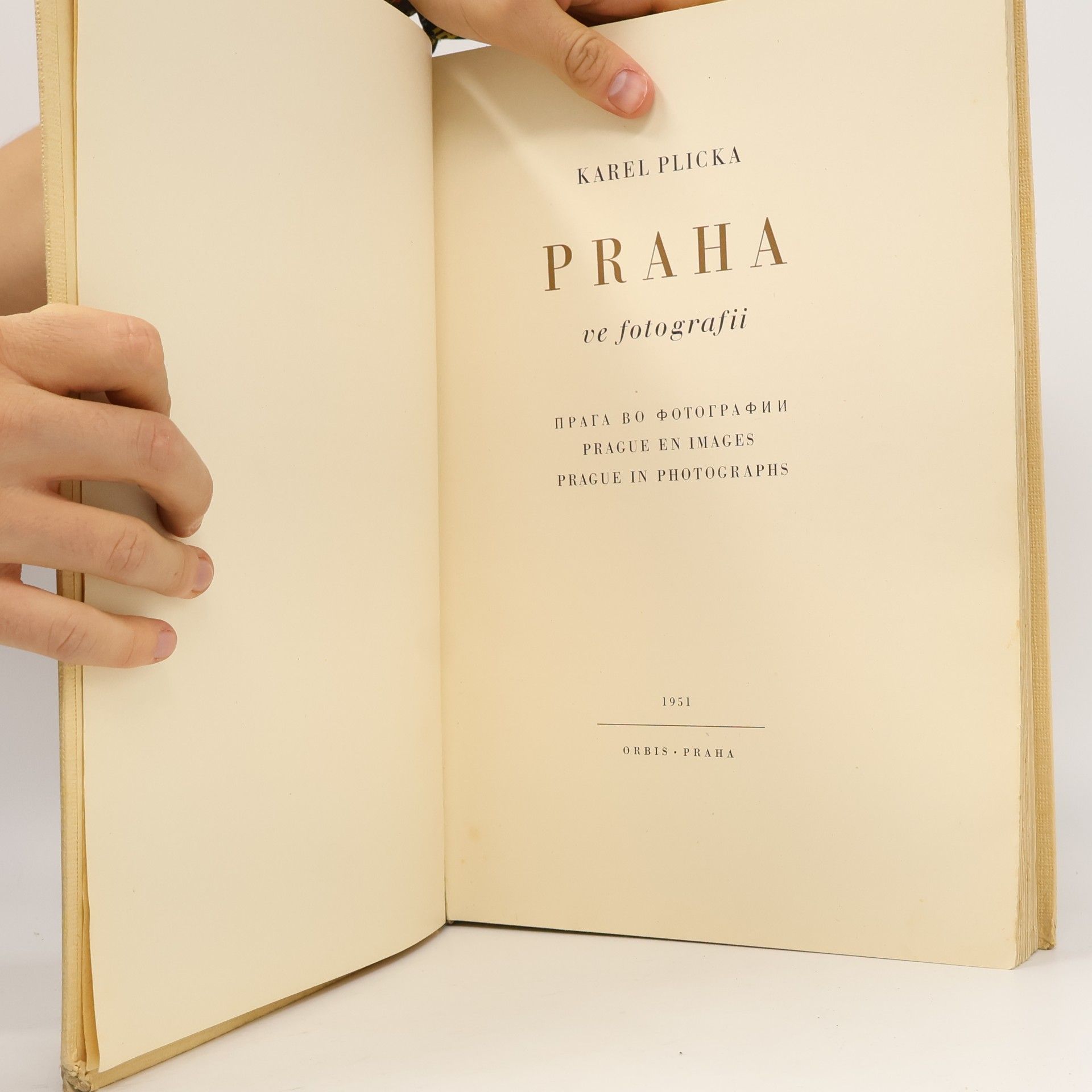 Karel Plicka Praha ve fotografii