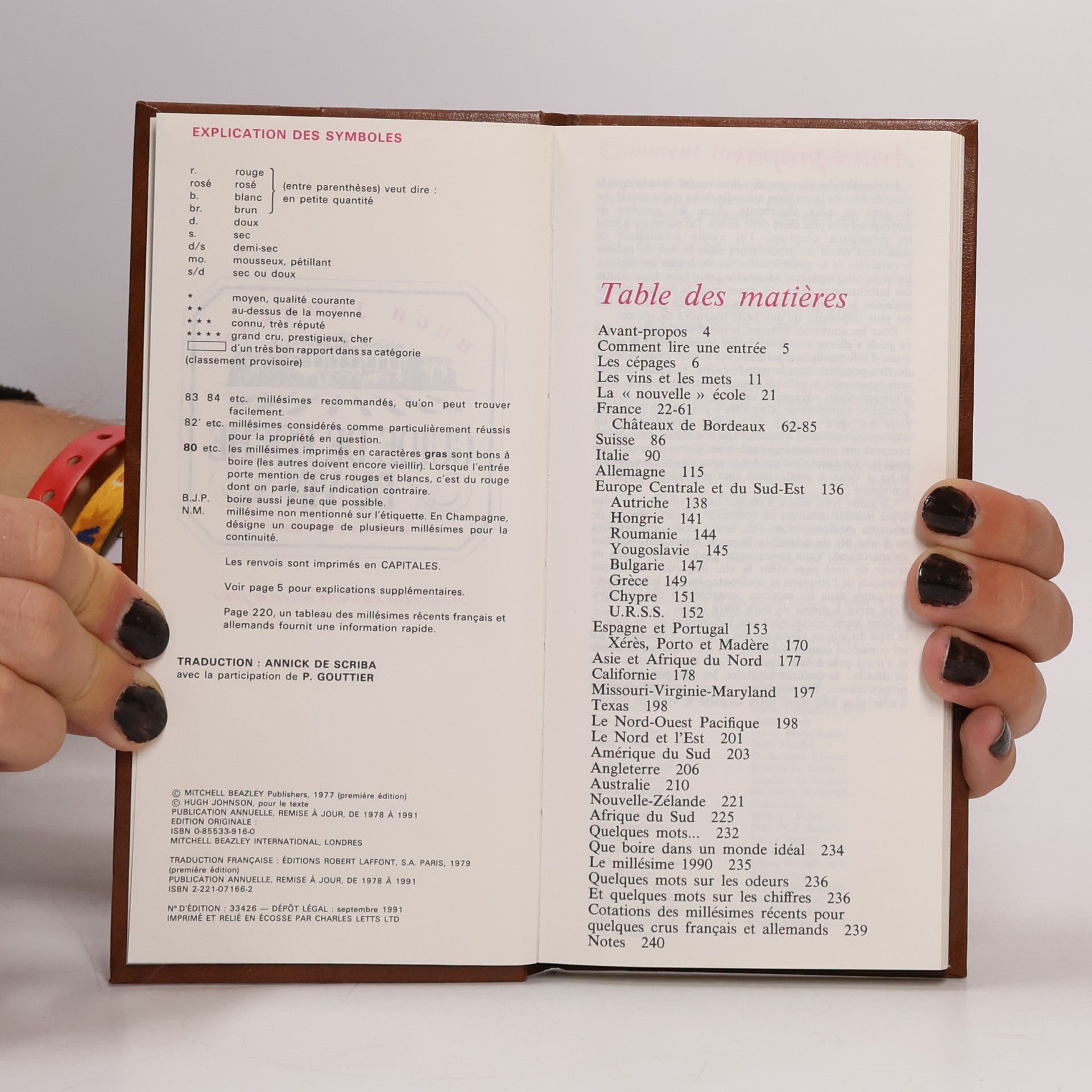 Hugh Johnson GUIDE DE POCHE DU VIN