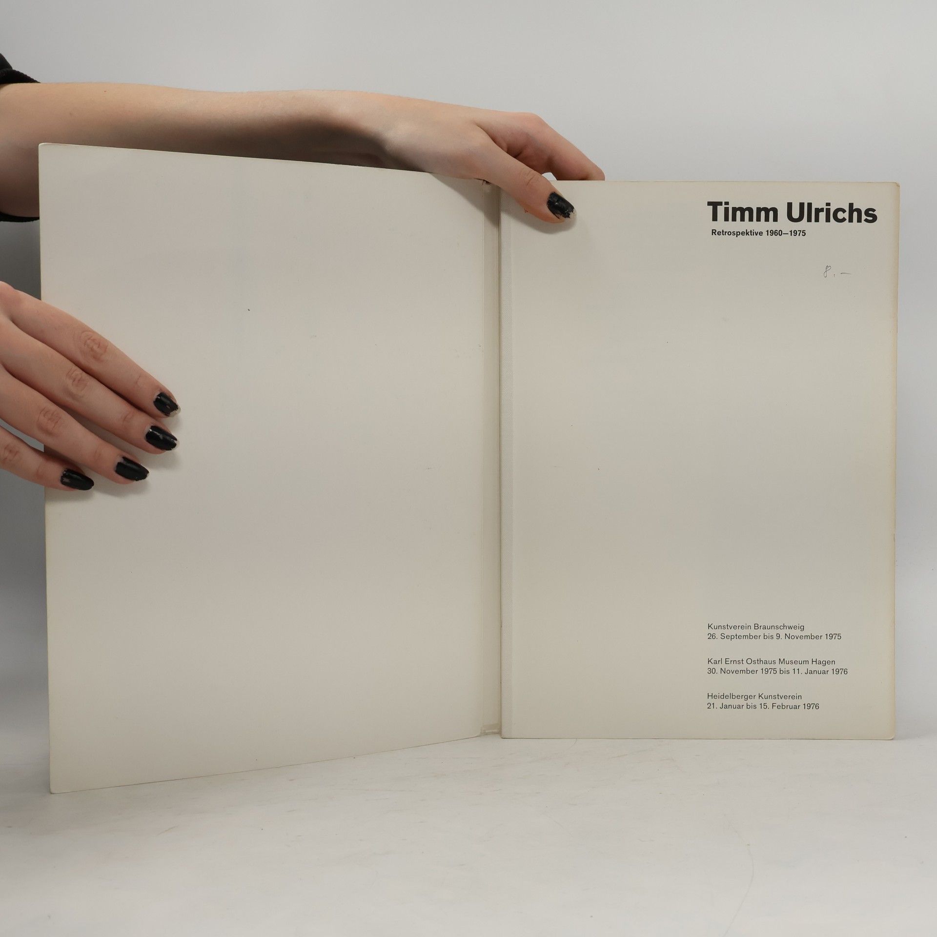 Timm Ulrichs Timm Ulrichs: Denken Sie immer daran, mich zu vergessen!