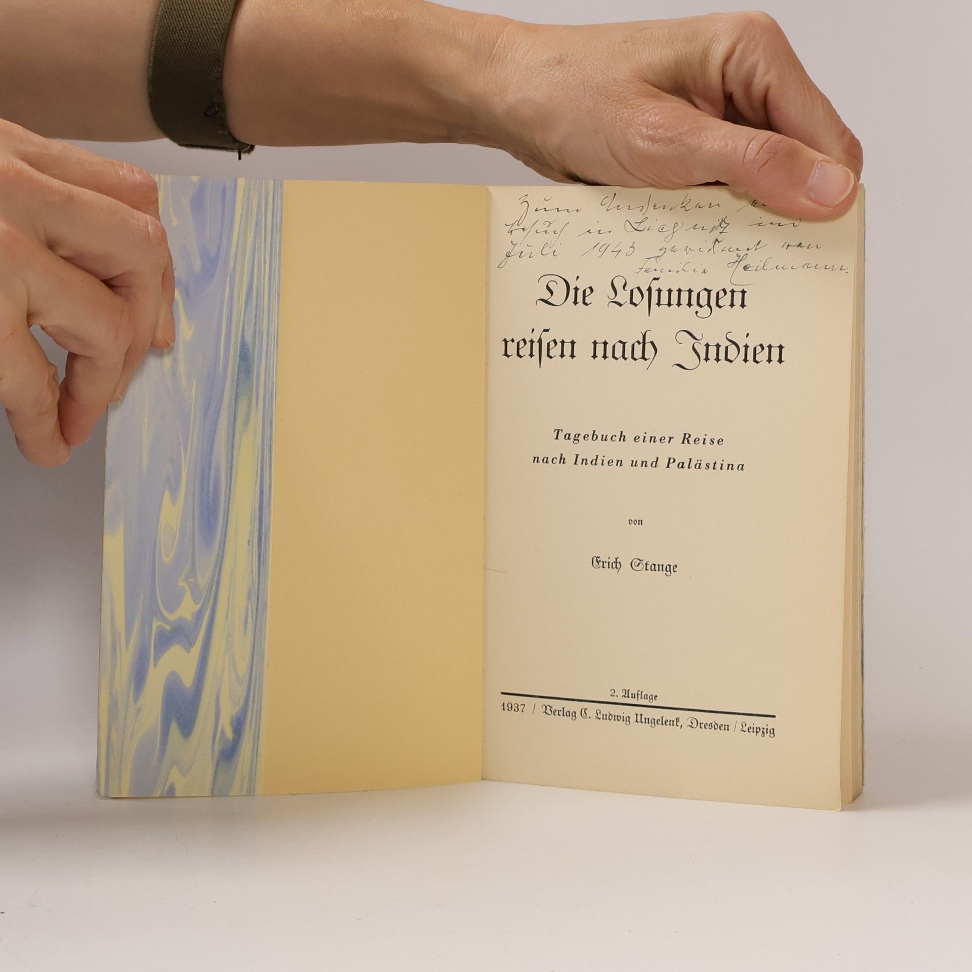 Erich Stange Die Losungen reisen nach Indien