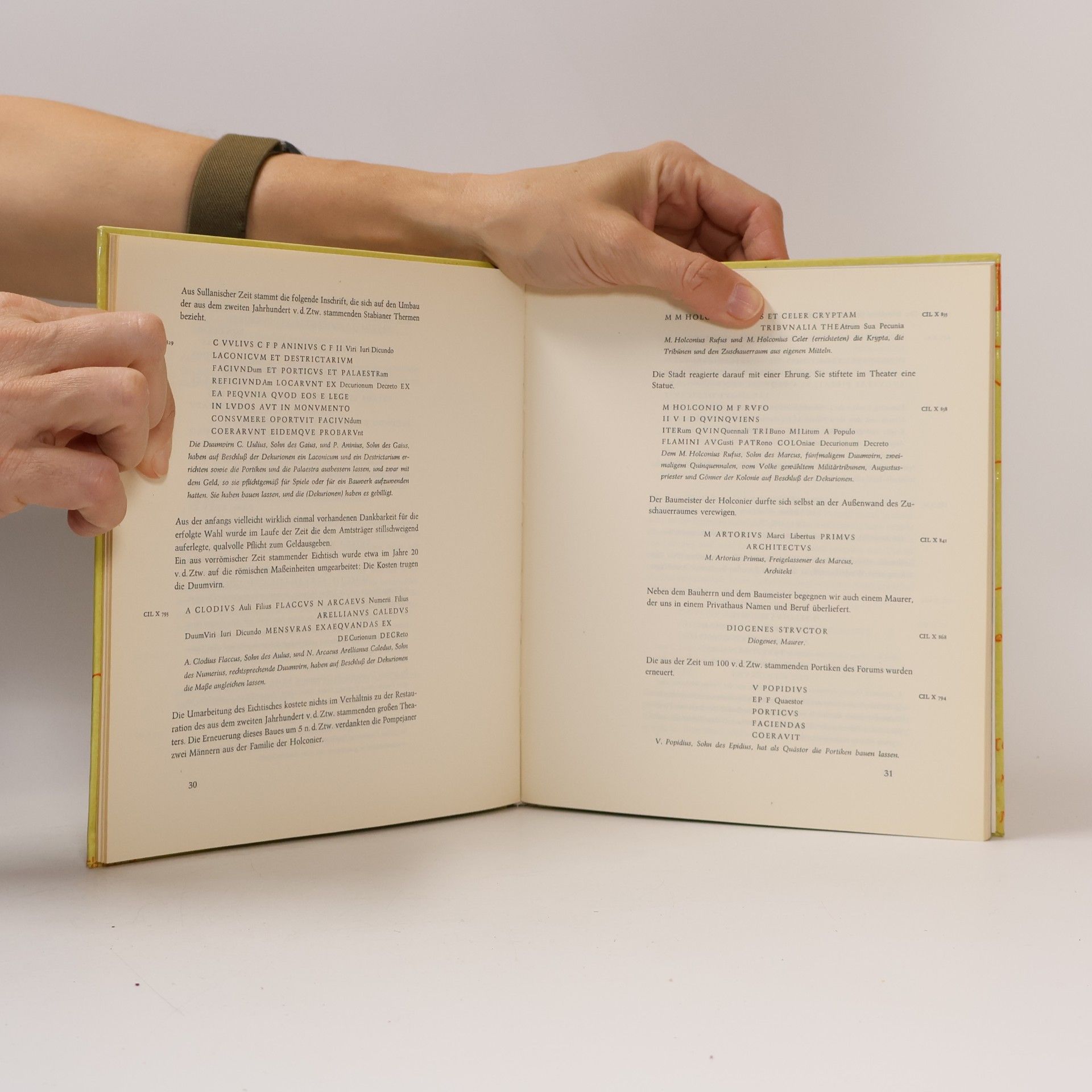 Werner Krenkel Pompejanische Inschriften
