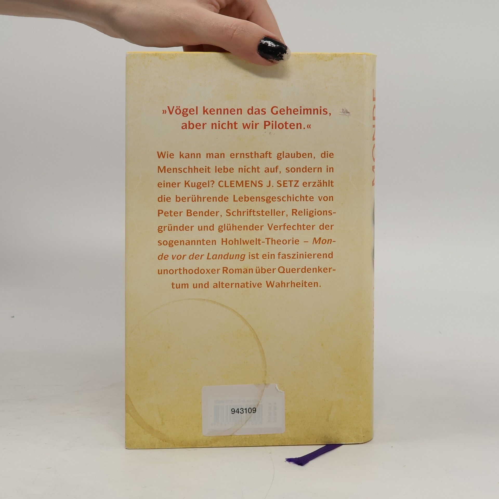 Clemens J. Setz Monde vor der Landung