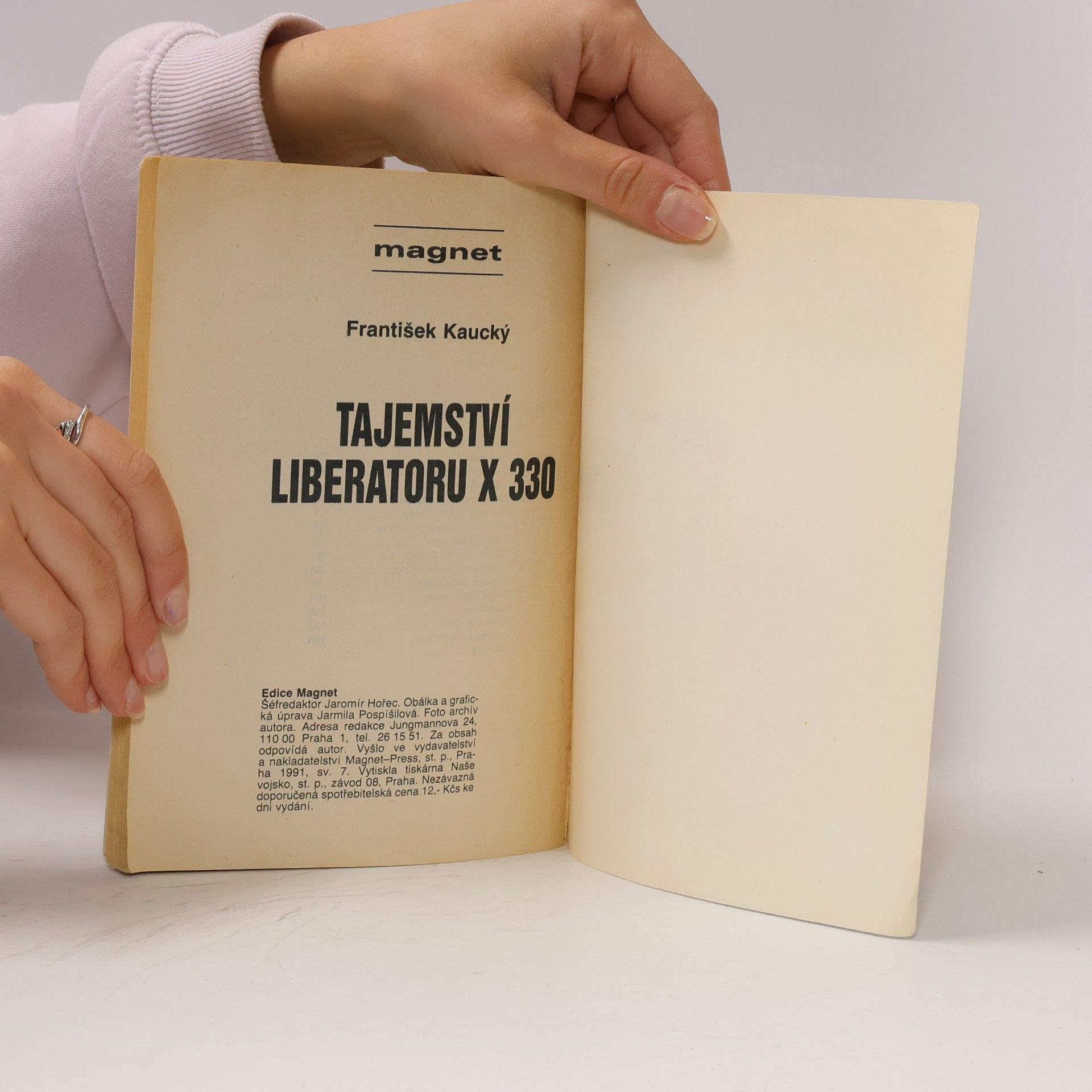 František Kaucký Tajemnství liberatoru X 330