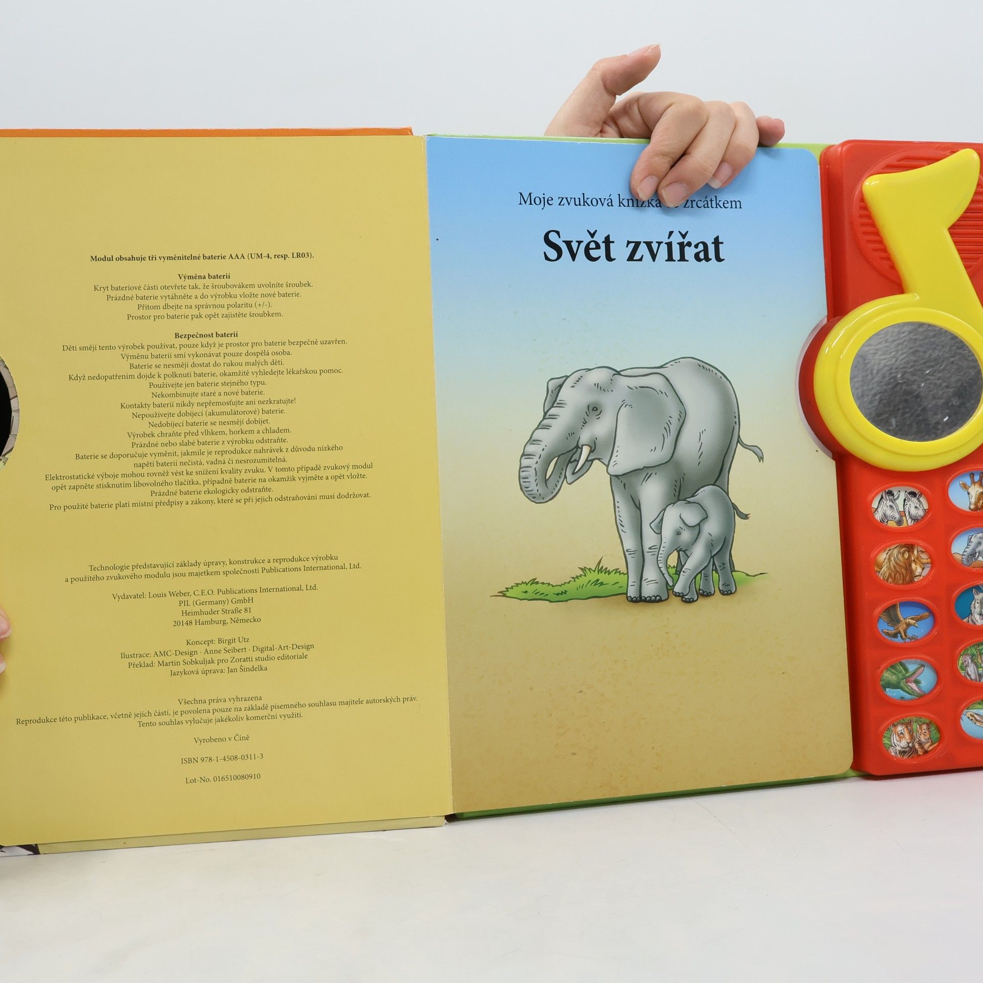 Various authors Moje zvuková knížka se zrcátkem - Svět zvířat