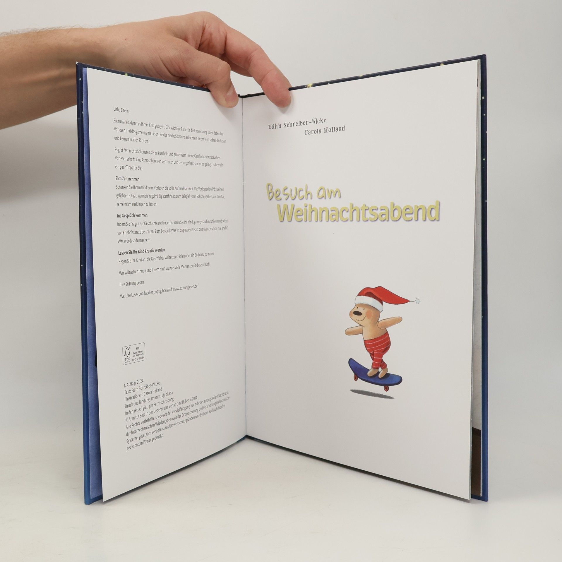Edith Schreiber-Wicke Besuch am Weihnachtsabend