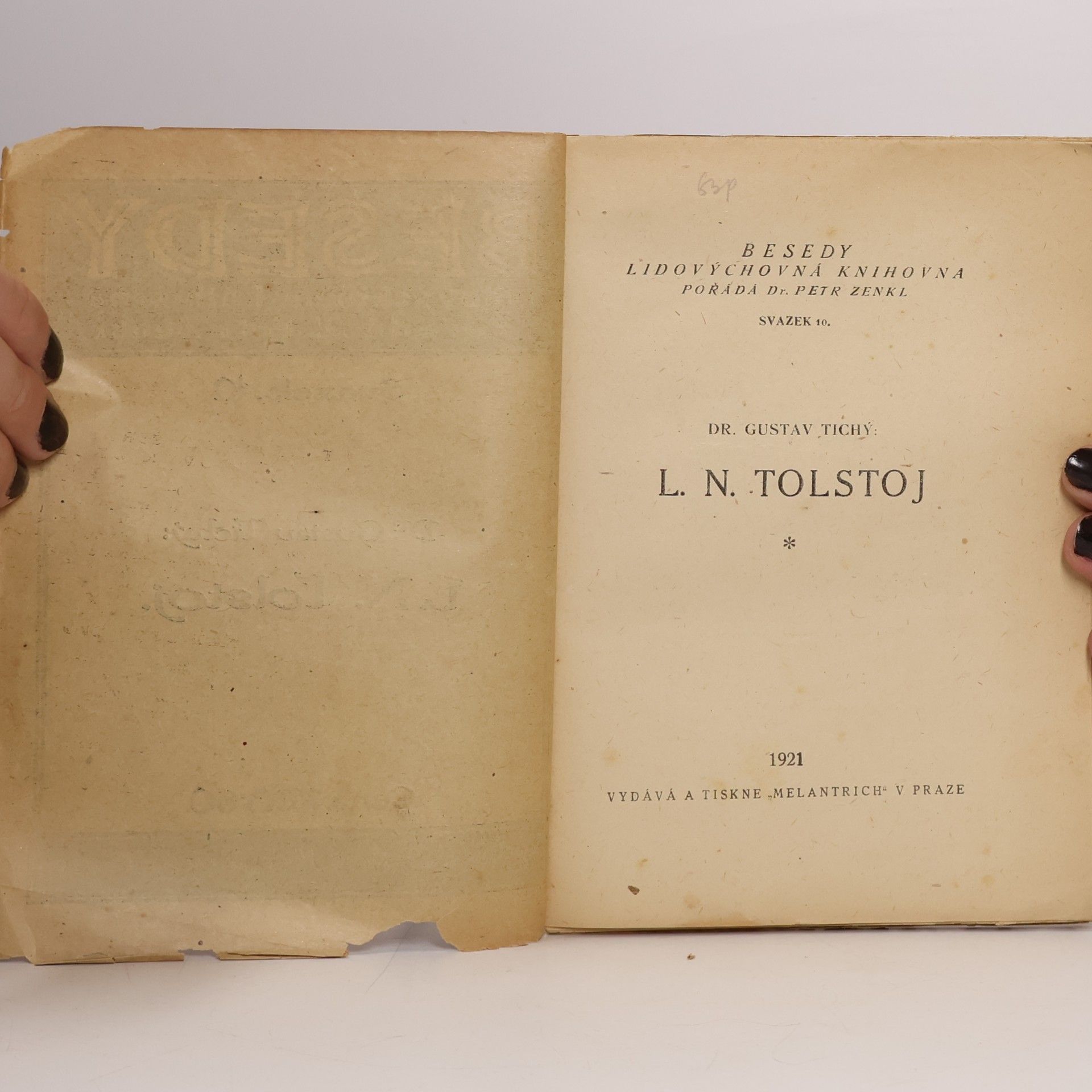 Gustav Tichý L. N. Tolstoj 10