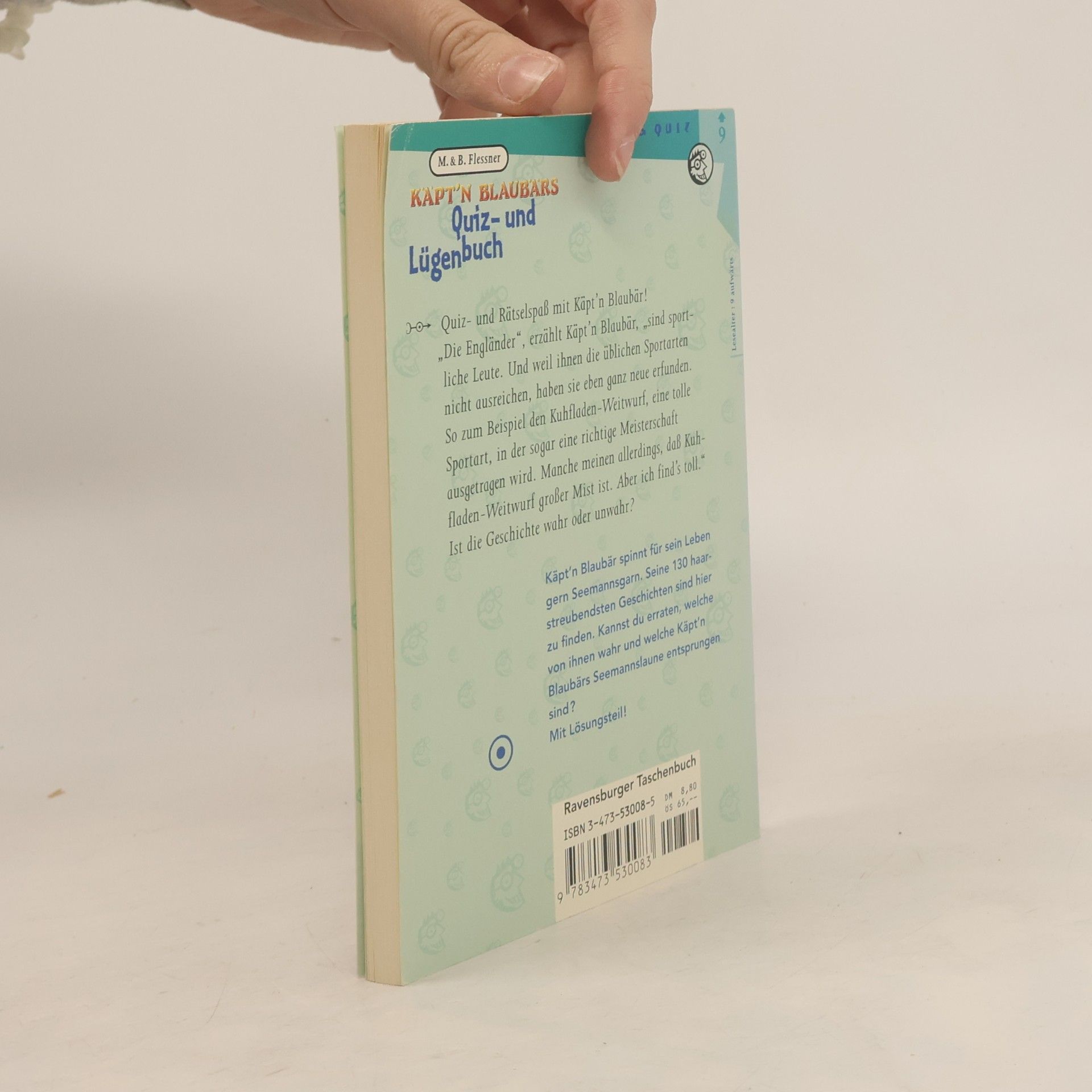 Marianne Flessner Käpt'n Blaubärs Quiz- und Lügenbuch