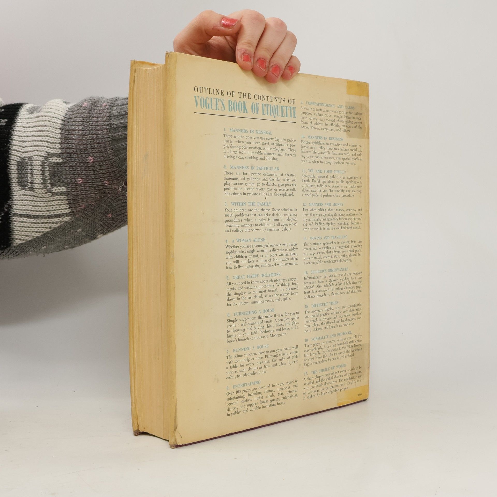 Various authors Vogue's Book of Etiquette And Good Manners