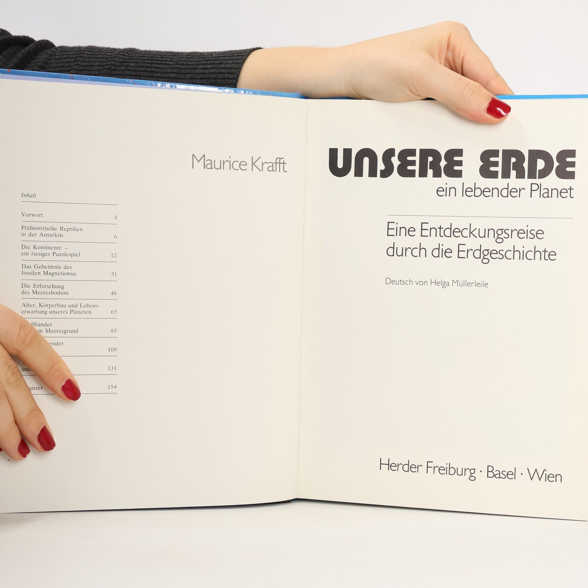 Maurice Krafft Unsere Erde: ein lebender Planet