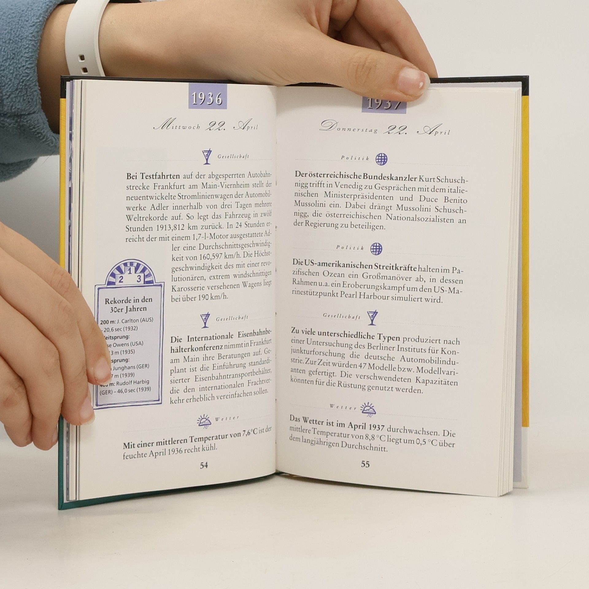 Kolektiv autorů Die persönliche Chronik. Das Buch vom 22. April