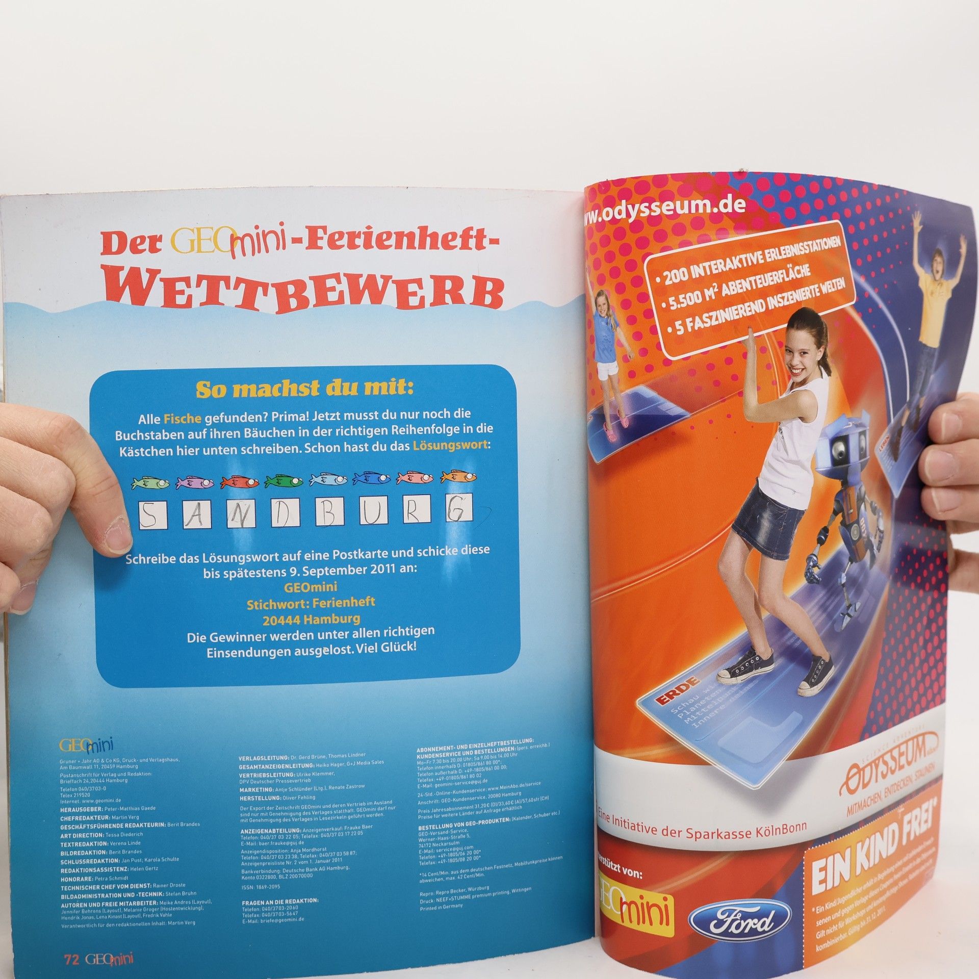Auteurscollectief GEOmini 2011