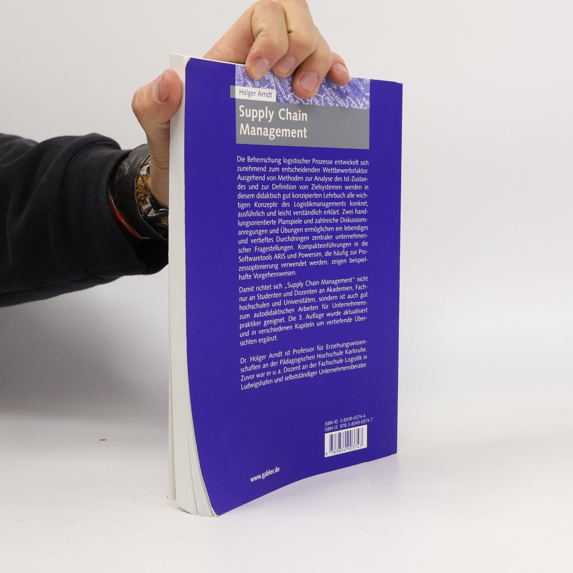 Holger Arndt Supply Chain Management - 3. Auflage - Lehrbuch - Bachelor geeignet!