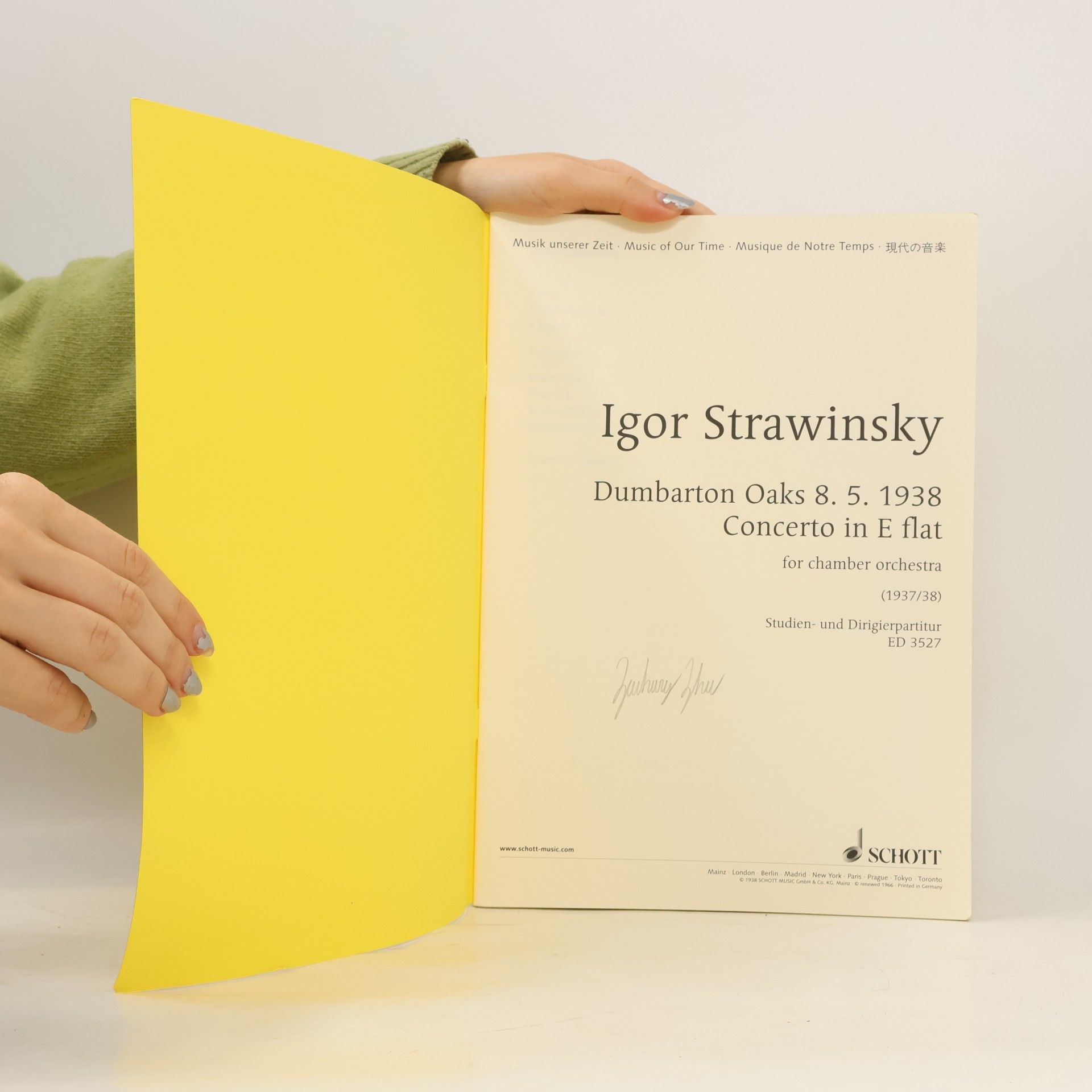 Igor Stravinsky Dumbarton Oaks