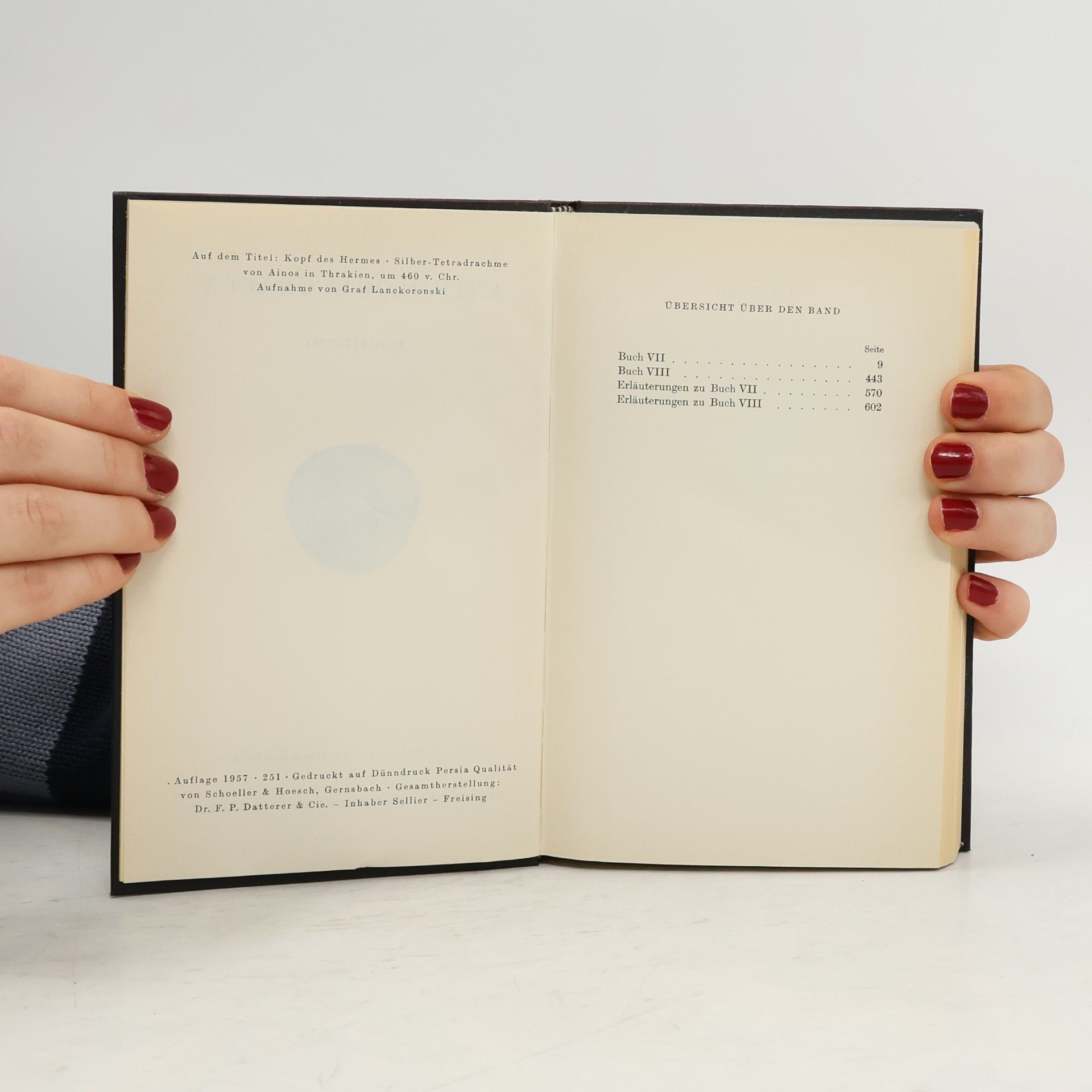 Collectif d'auteurs Anthologia Graeca Buch VII-VIII