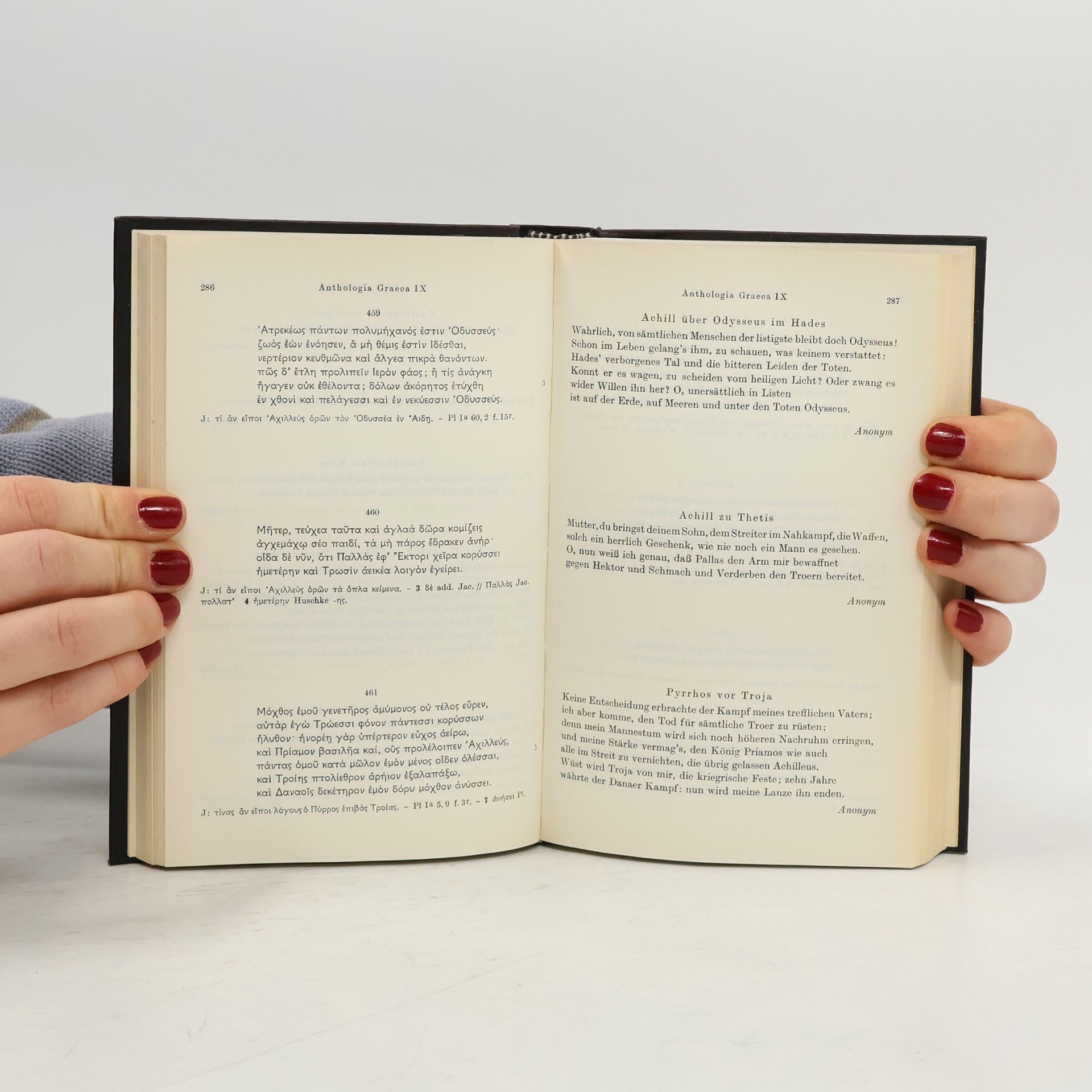 Collectif d'auteurs Anthologia Graeca III.