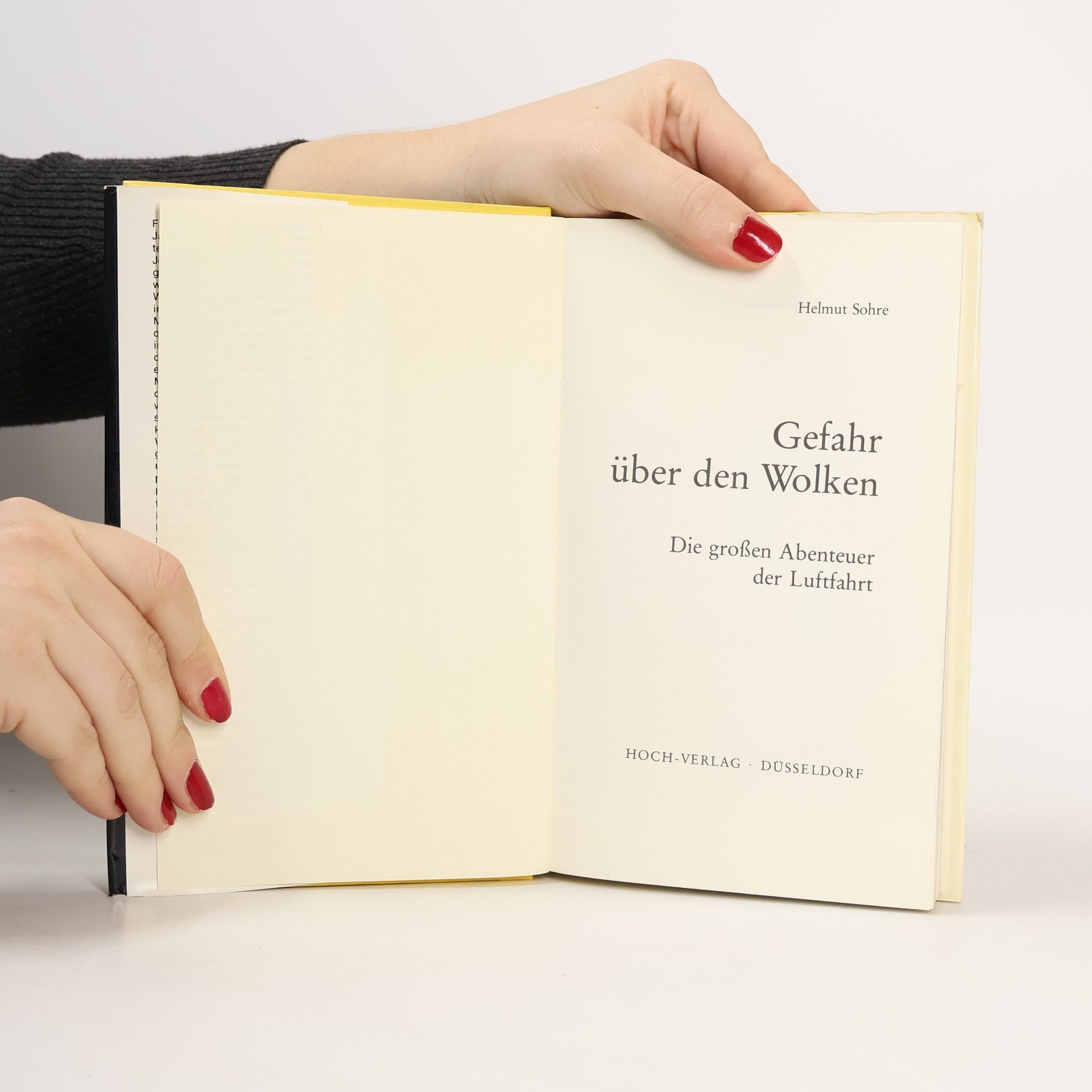 Helmut Sohre Gefahr über den Wolken
