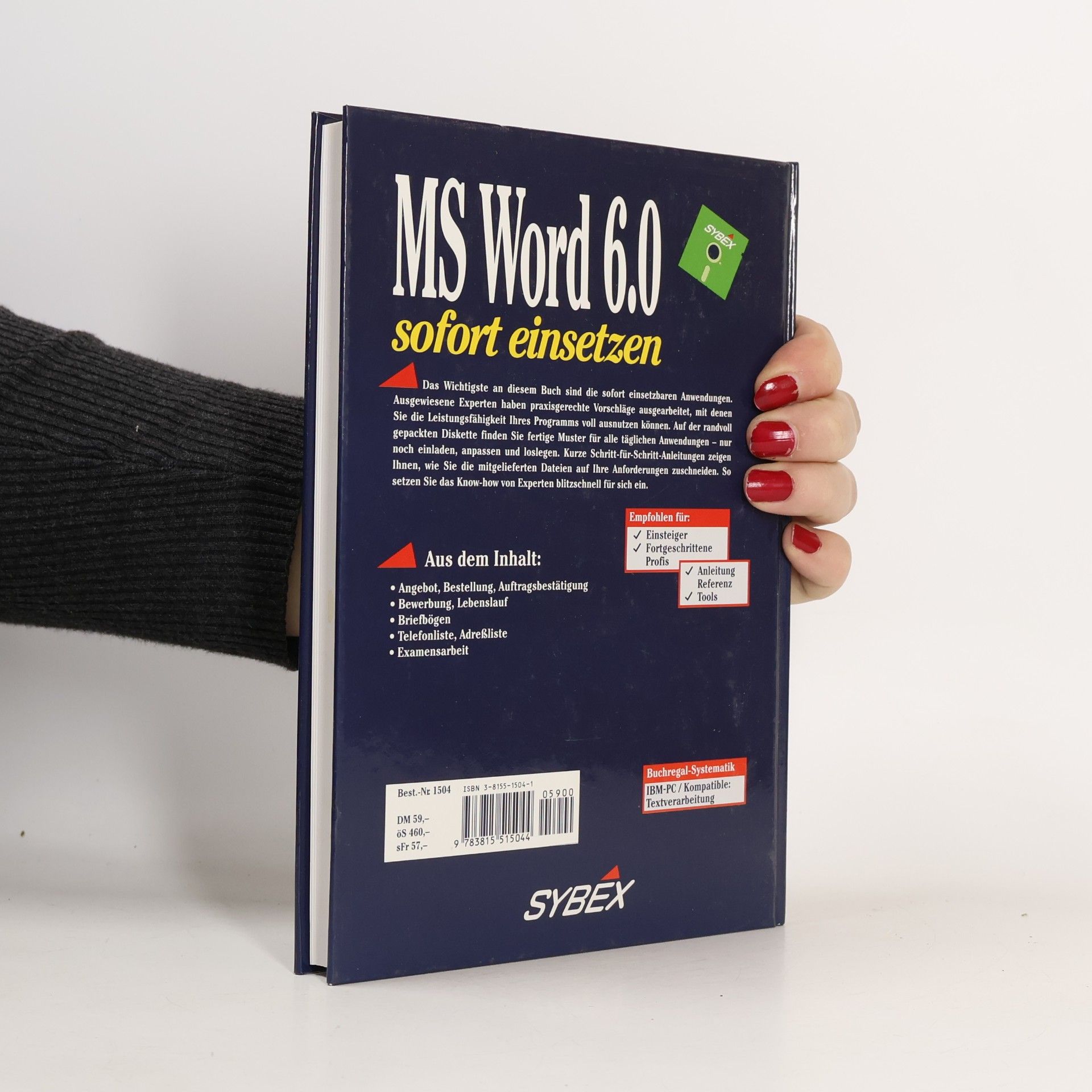 Renate Felmet Starke MS Word 6.0 sofort einsetzen