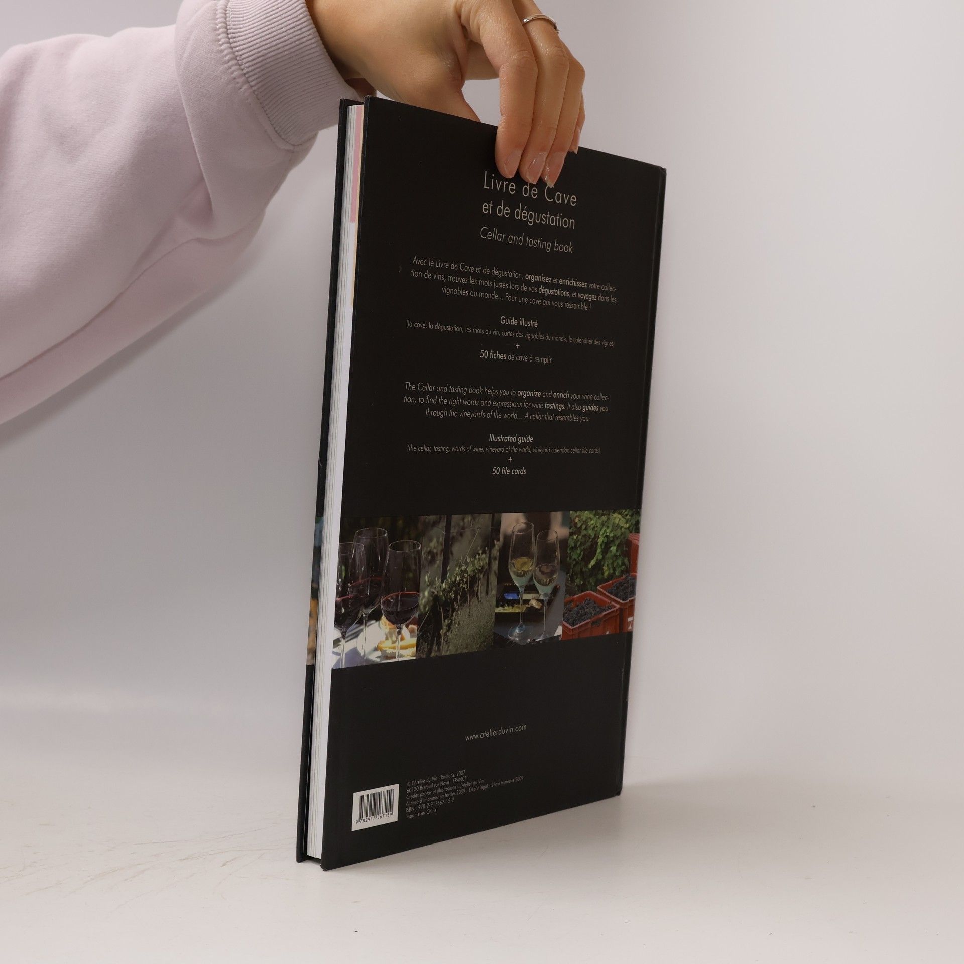 L'Atelier du Vin Livre de cave et de dégustation / Cellar and Tasting Book