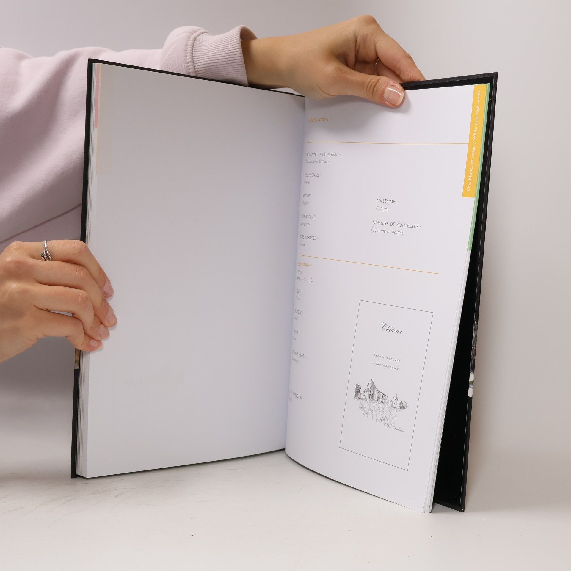 L'Atelier du Vin Livre de cave et de dégustation / Cellar and Tasting Book