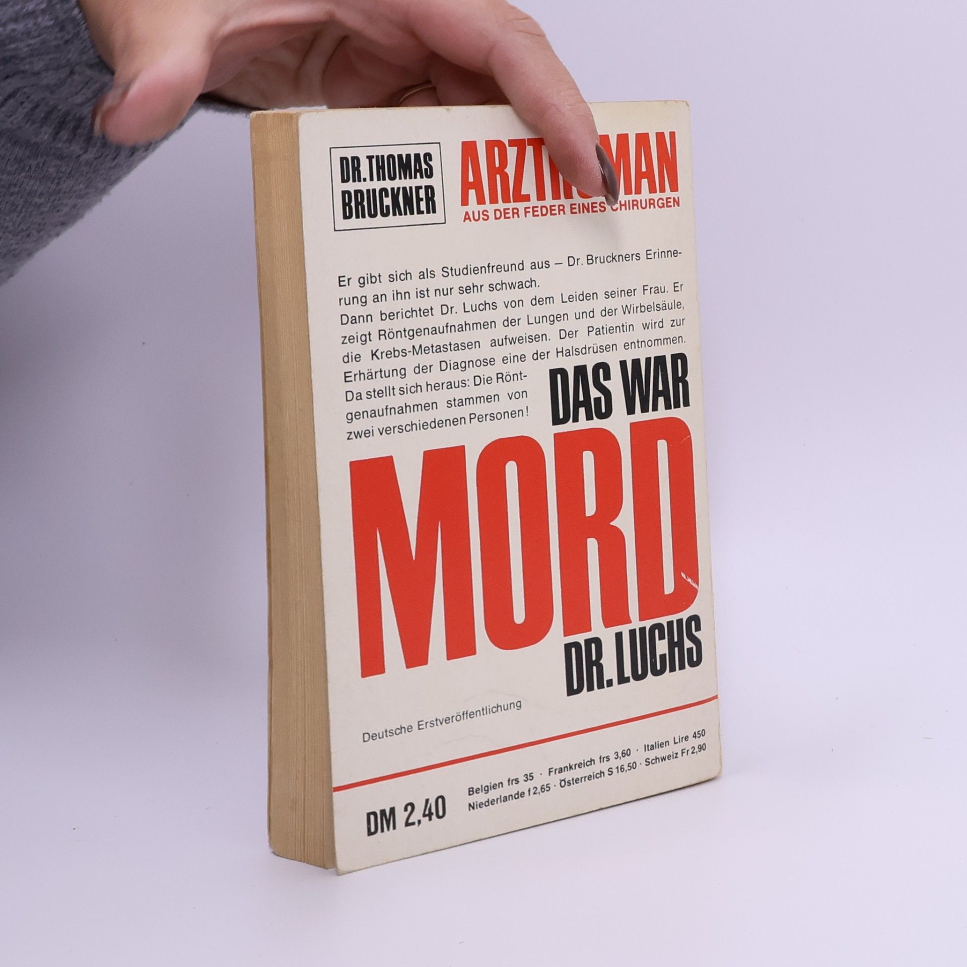 Gerd Hafner Das war Mord, Dr. Luchs