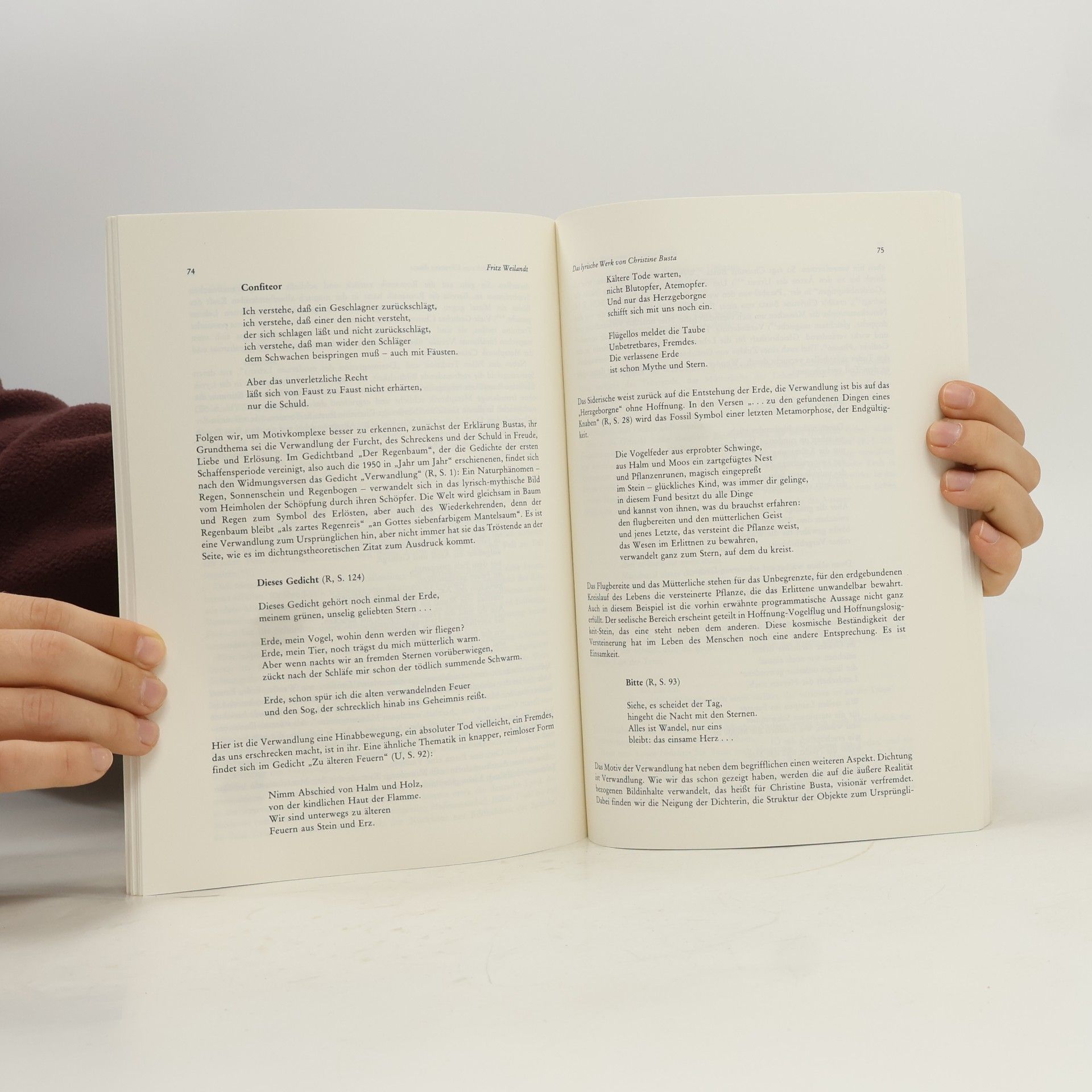 Wendelin Schmidt Dengler Formen der Lyrik in der österreichischen Gegenwartsliteratur